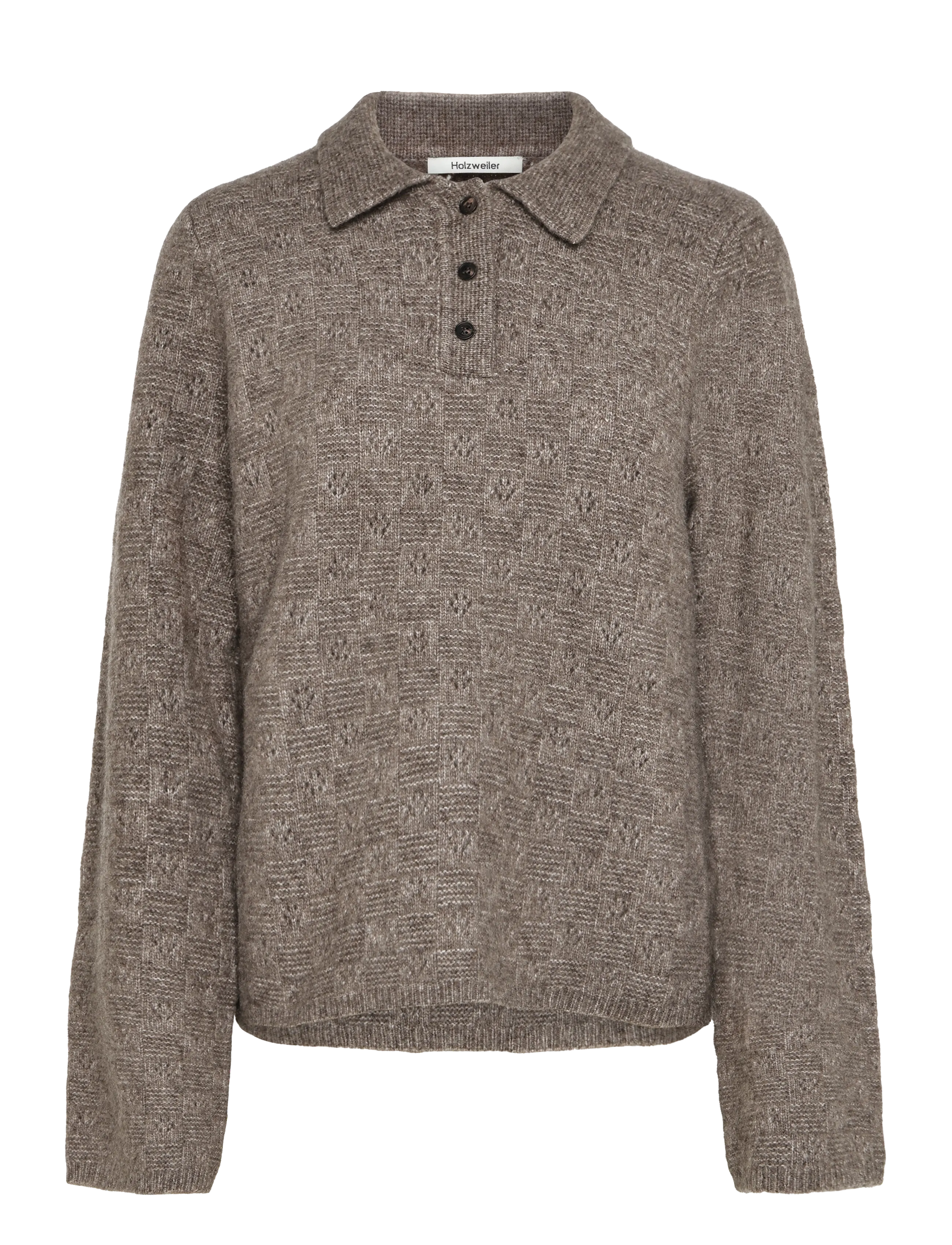 HOLZWEILER Jackie Polo Sweater - Kleidung - TAUPE / brown