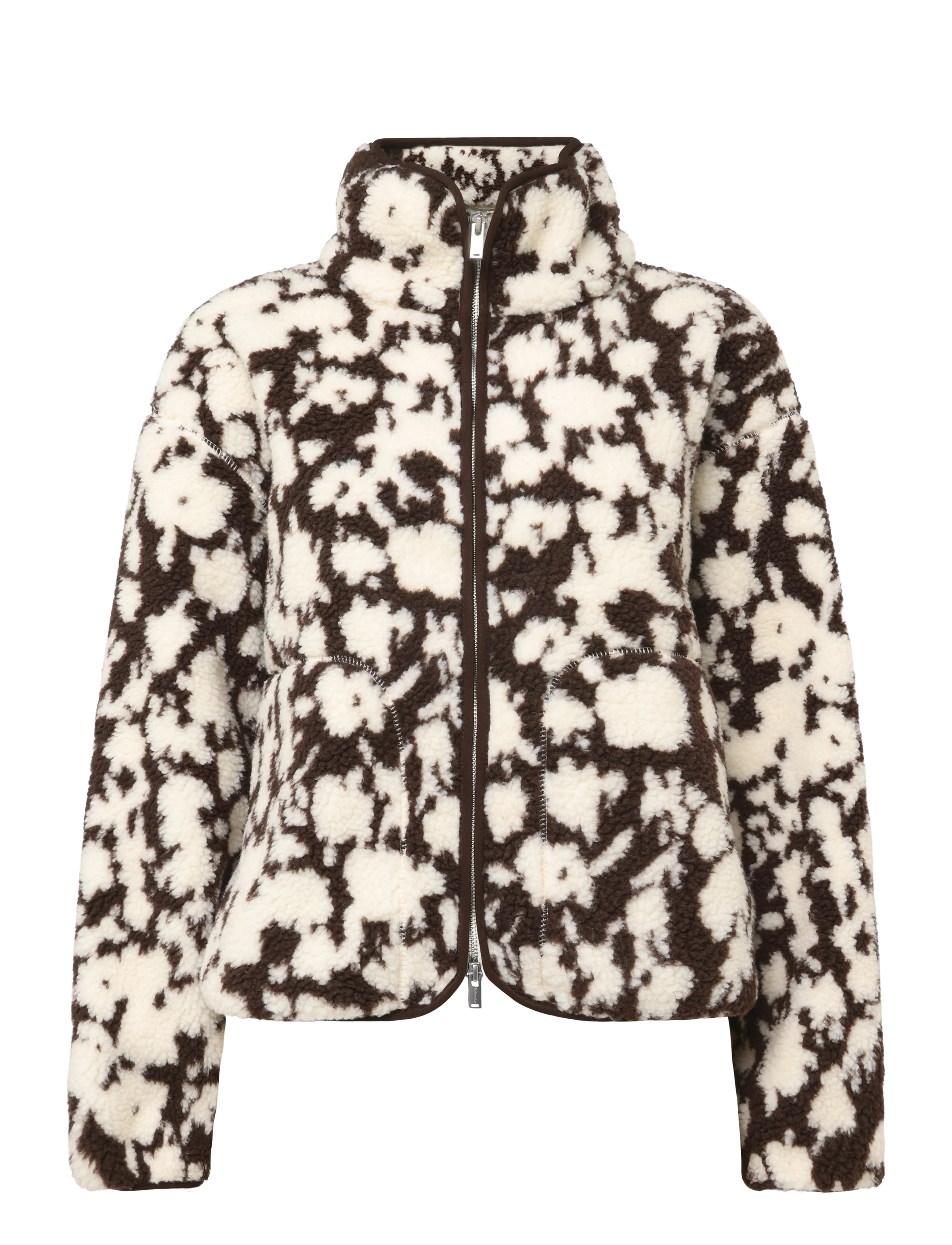 HOLZWEILER Rype Fleece Jacket - Fleece og mellemlag - BROWN MIX / brown