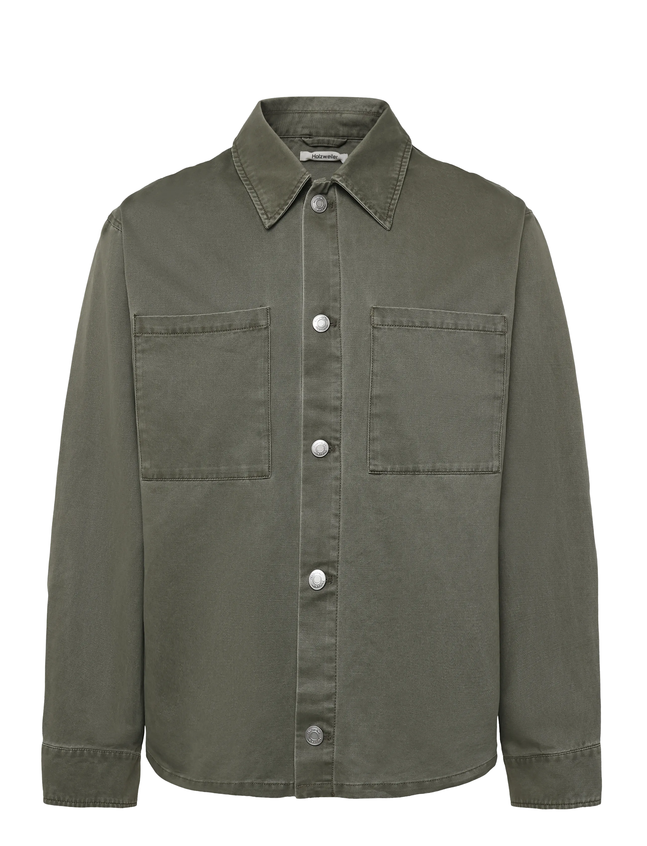 HOLZWEILER Mildew Twill Overshirt - HOLZWEILER - DK. GREEN / khaki/green