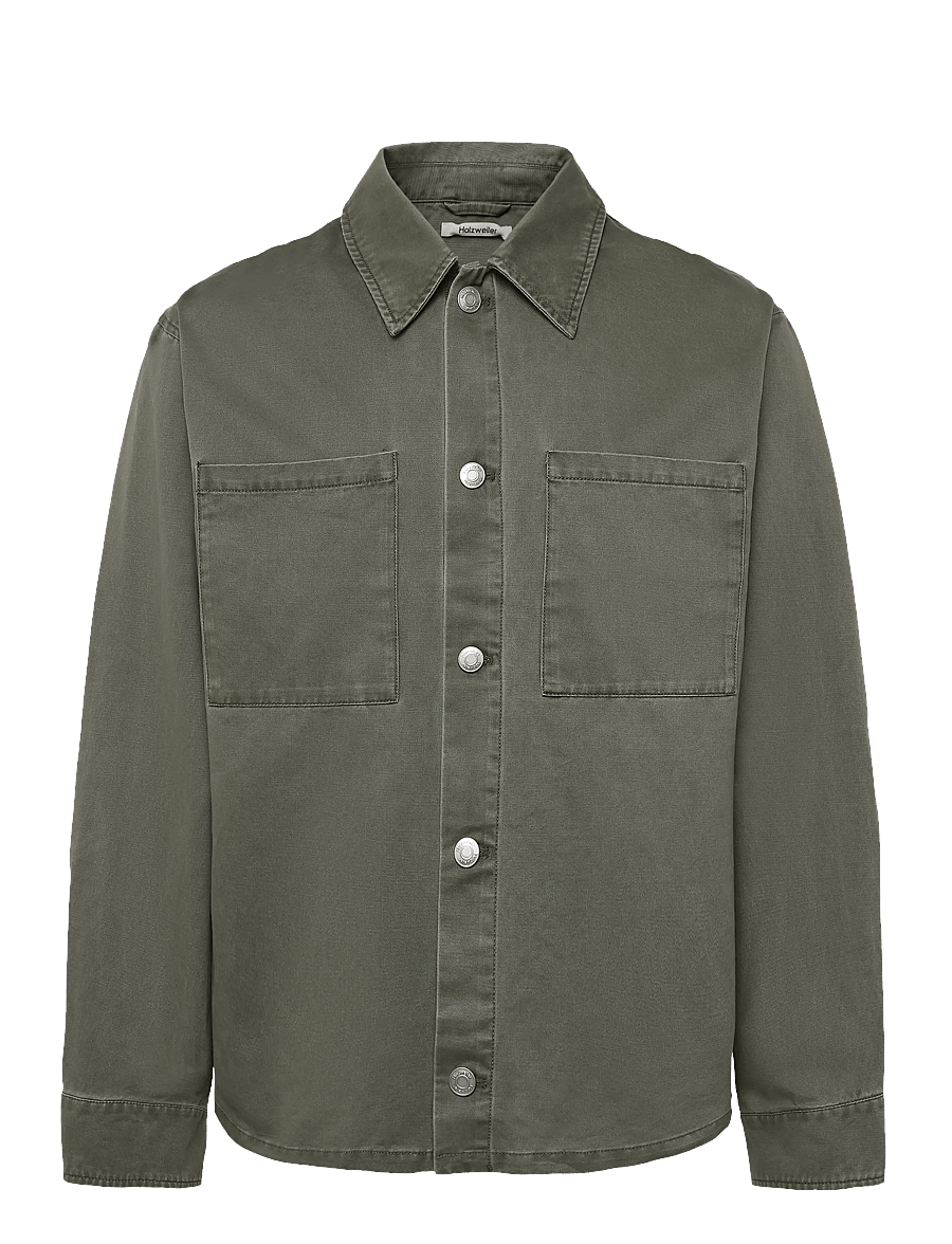 HOLZWEILER - Mildew Twill Overshirt - iepirkties noteiktam pasākumam - dk. green - 0