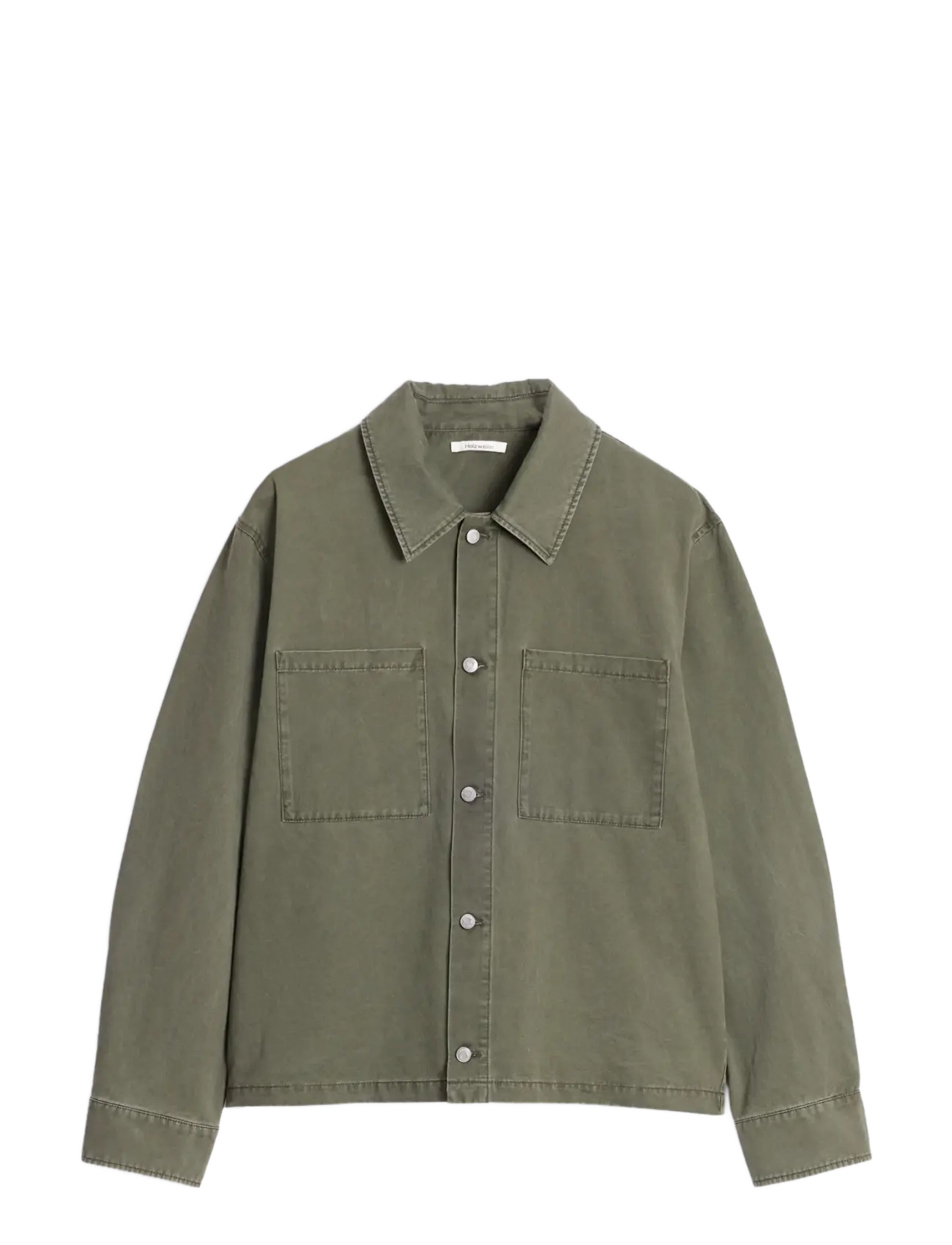 HOLZWEILER Mildew Twill Overshirt - Inspiratsioon - DK. GREEN / khaki/green