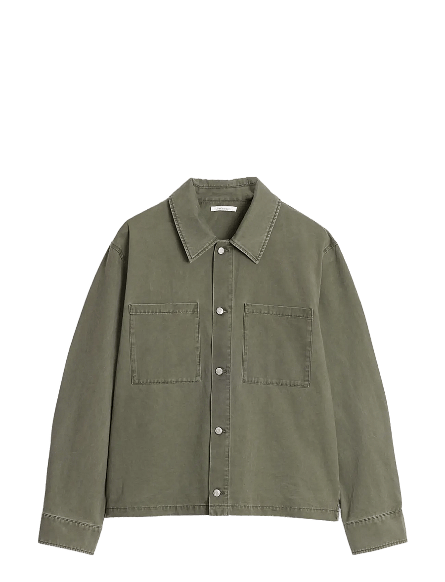 HOLZWEILER - Mildew Twill Overshirt - dk. green - 0