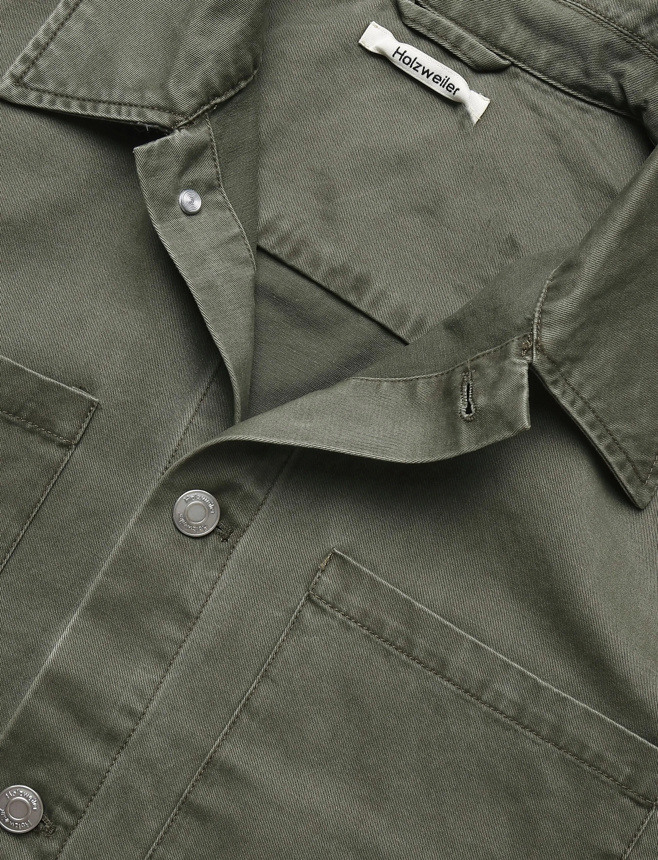 HOLZWEILER - Mildew Twill Overshirt - iepirkties noteiktam pasākumam - dk. green - 2