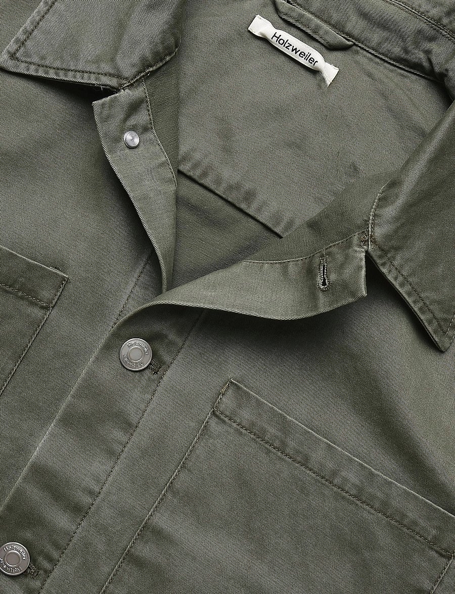 HOLZWEILER - Mildew Twill Overshirt - iepirkties noteiktam pasākumam - dk. green - 2