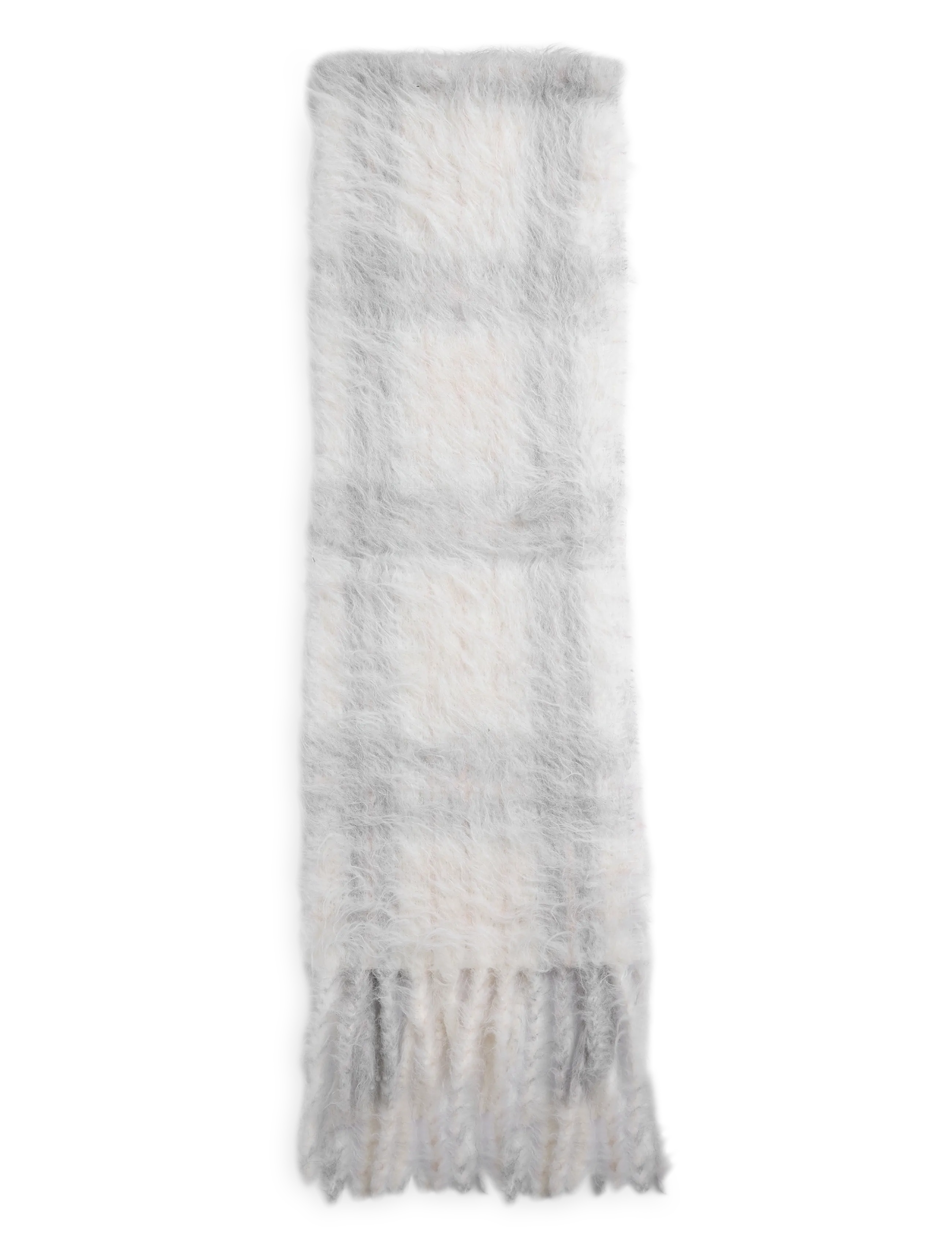 HOLZWEILER Wally Scarf - Tänavastiil - ECRU CHECK / cream
