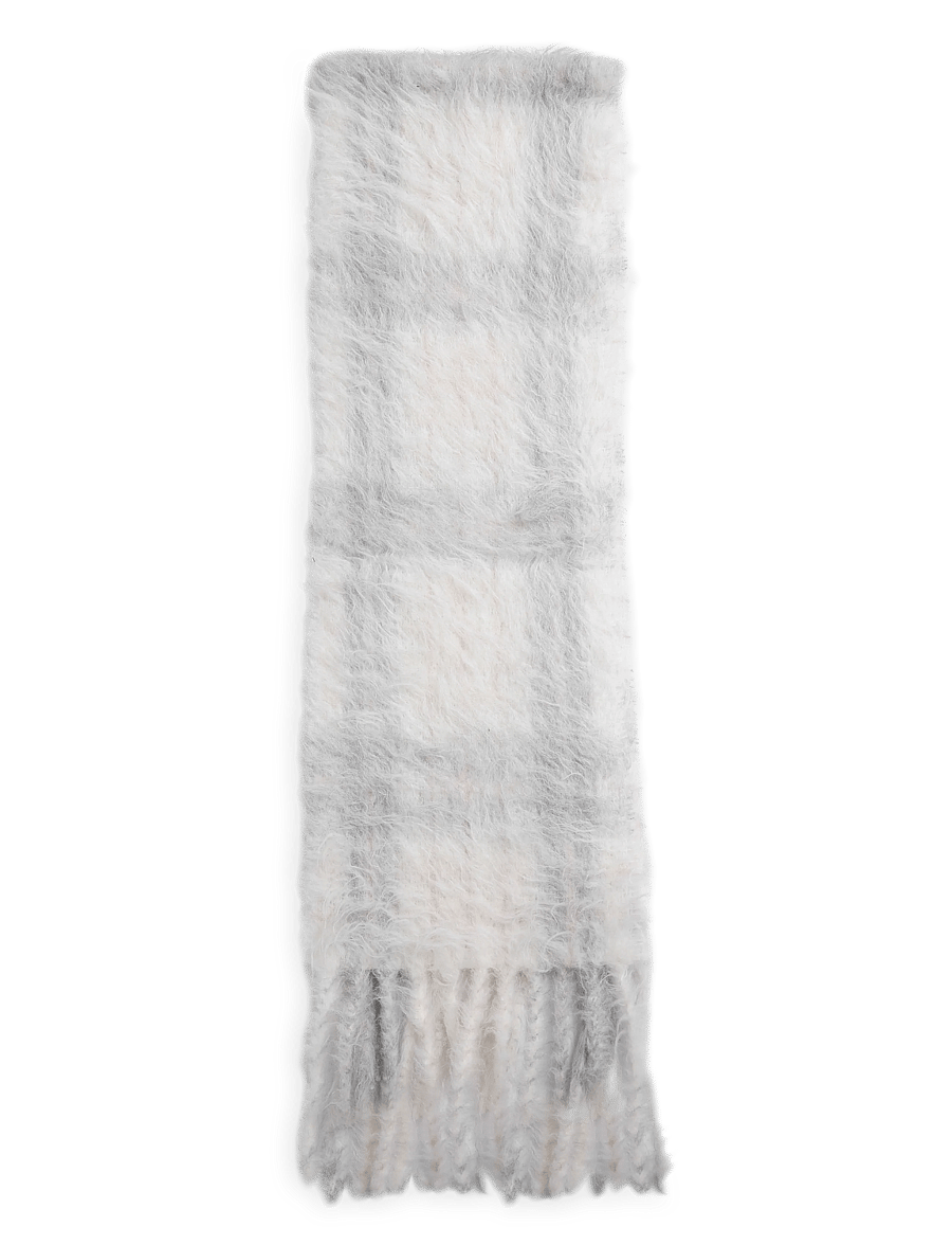 HOLZWEILER - Wally Scarf - talvesallid - ecru check - 0