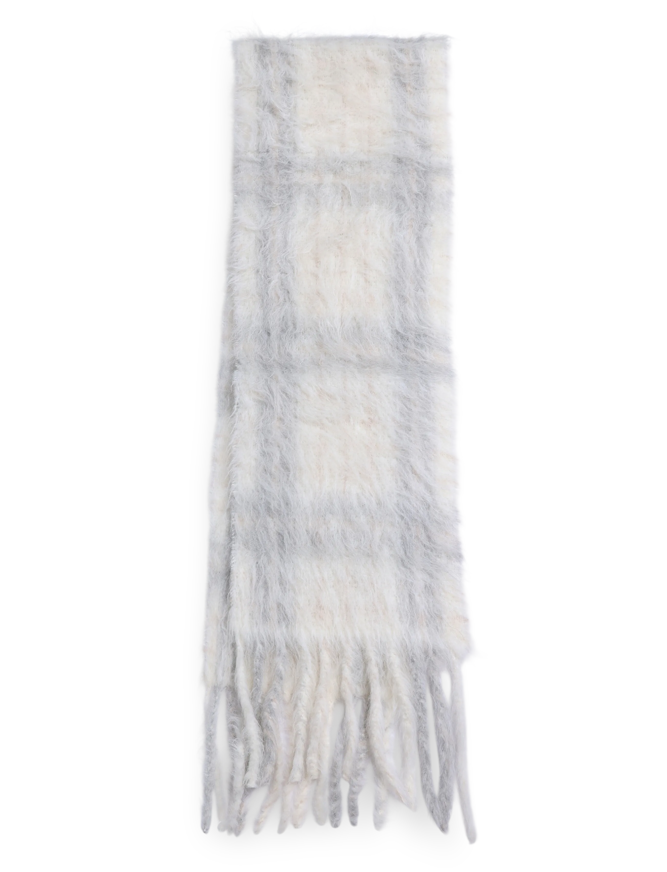 HOLZWEILER - Wally Scarf - talvesallid - ecru check - 1