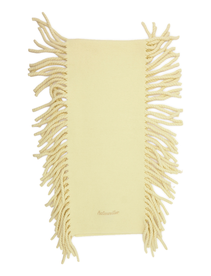 HOLZWEILER - Idro Tassel Scarf - winterschals - ecru - 0