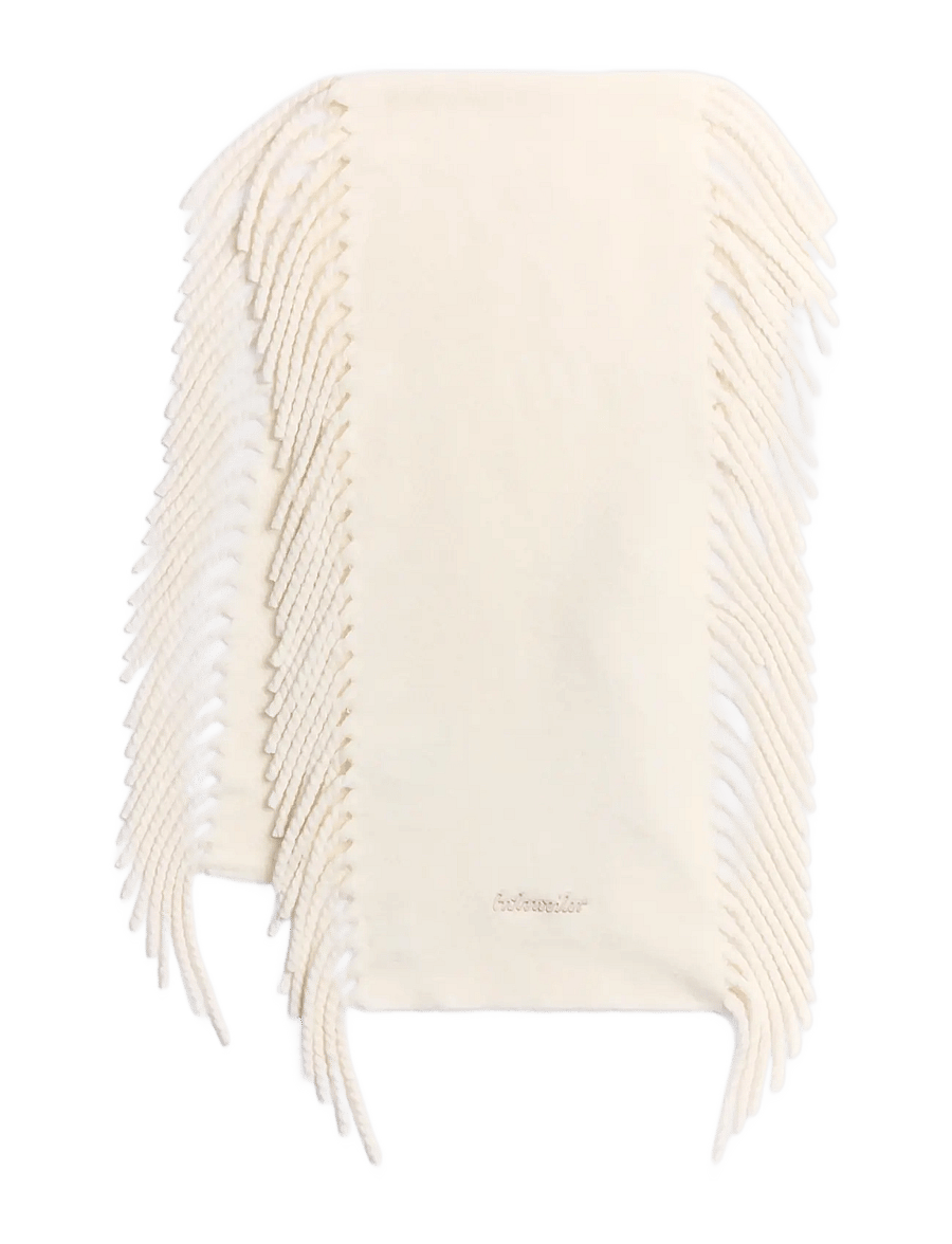 HOLZWEILER - Idro Tassel Scarf - talvesallid - ecru - 0