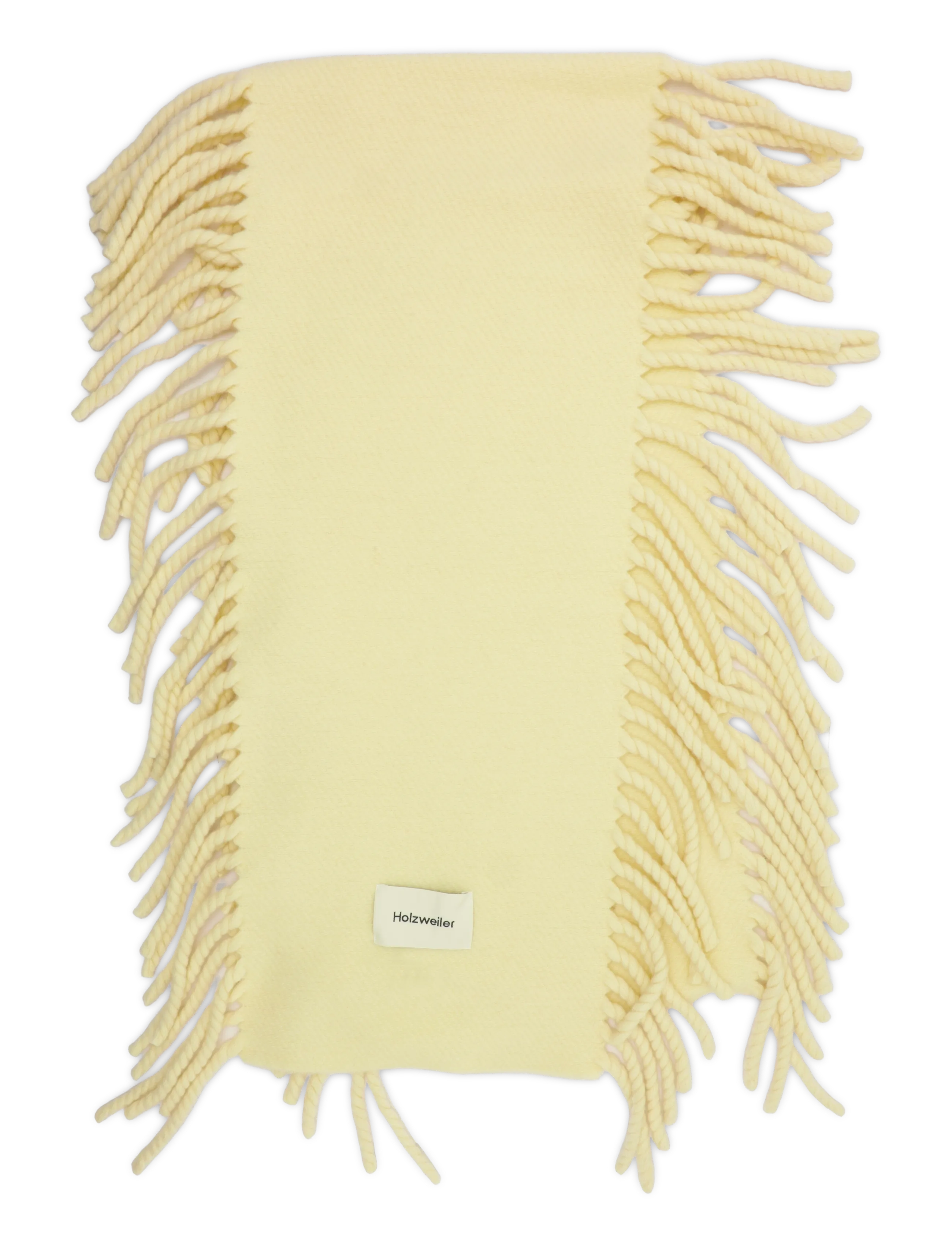 HOLZWEILER - Idro Tassel Scarf - winterschals - ecru - 1