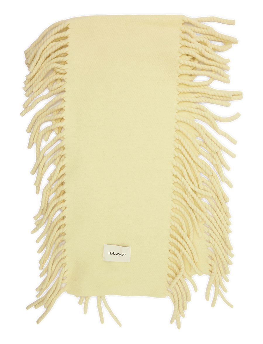 HOLZWEILER - Idro Tassel Scarf - winterschals - ecru - 1