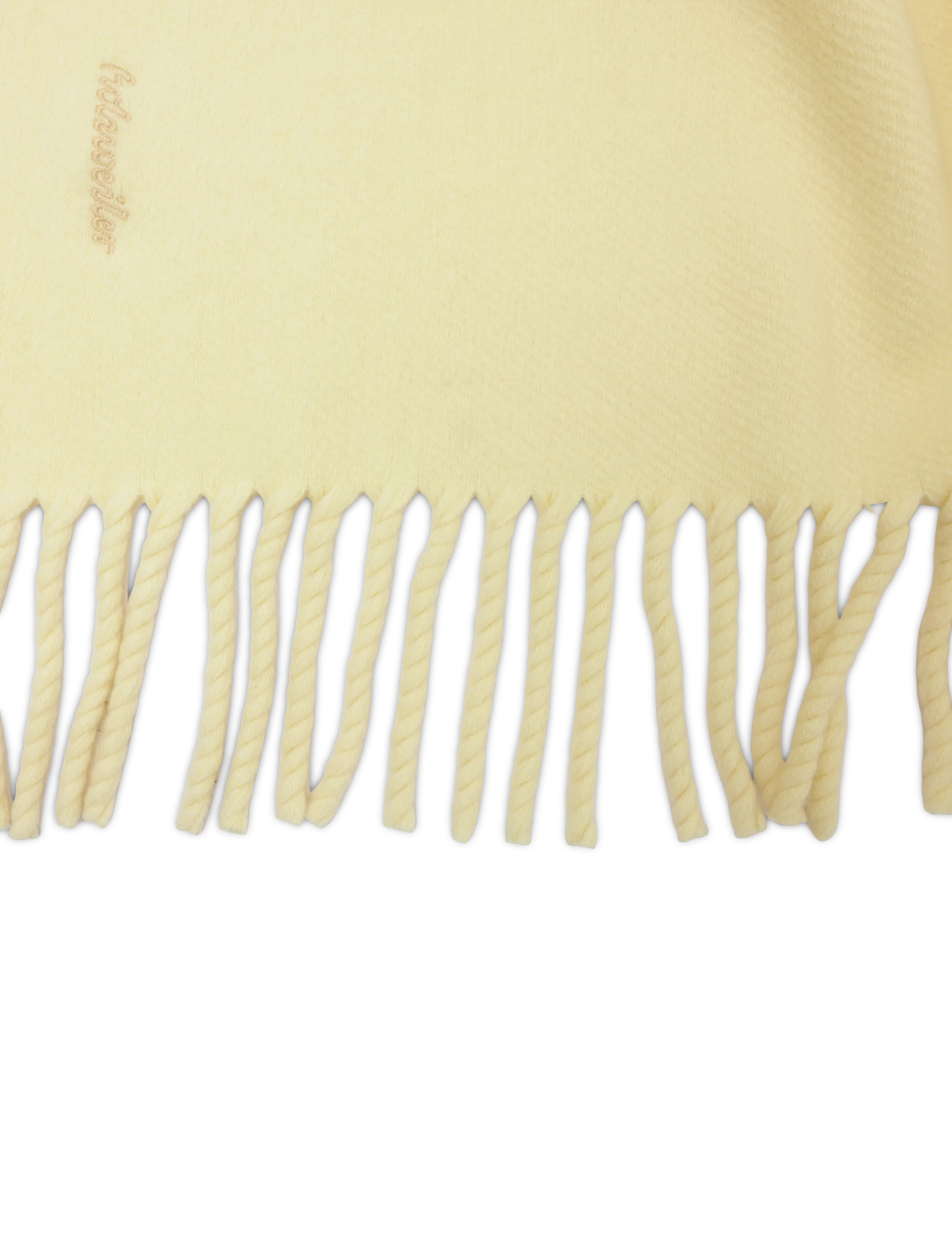 HOLZWEILER - Idro Tassel Scarf - winterschals - ecru - 2