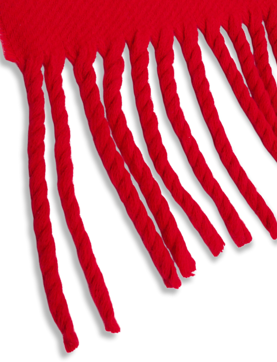 HOLZWEILER - Idro Tassel Scarf - winterschals - red - 2