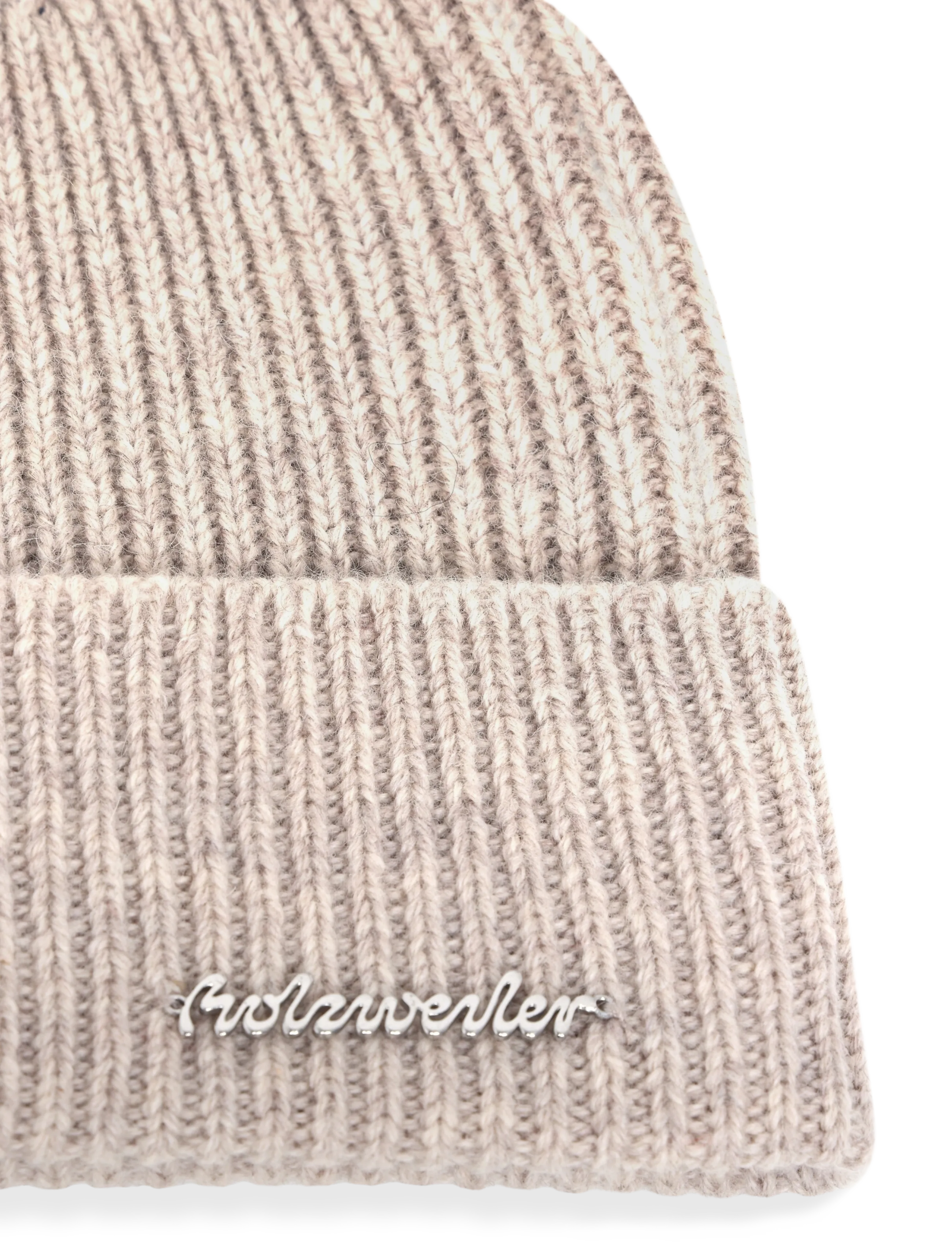 HOLZWEILER - Milli Wool Beanie - kootud mütsid - ecru mix - 2