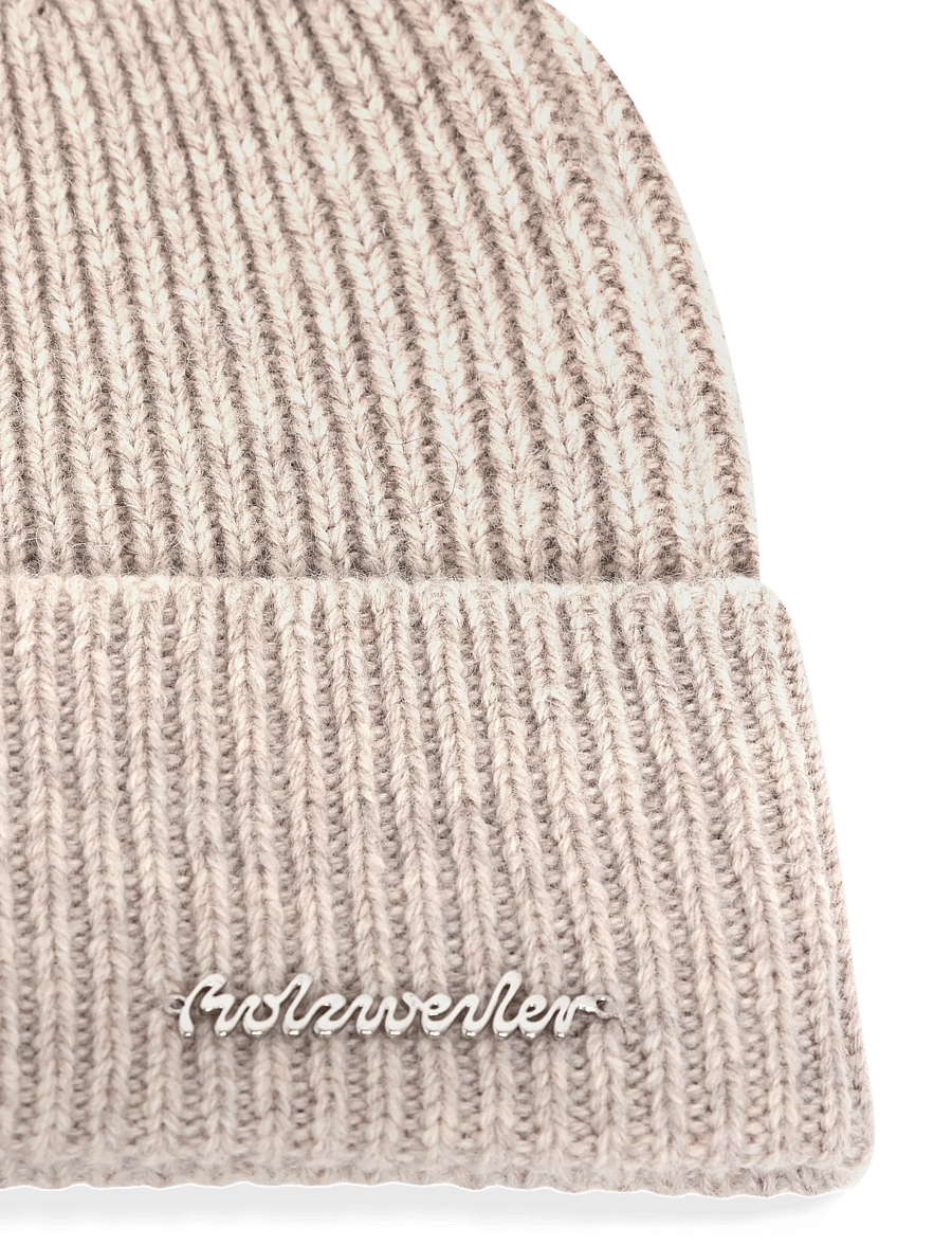 HOLZWEILER - Milli Wool Beanie - kootud mütsid - ecru mix - 2