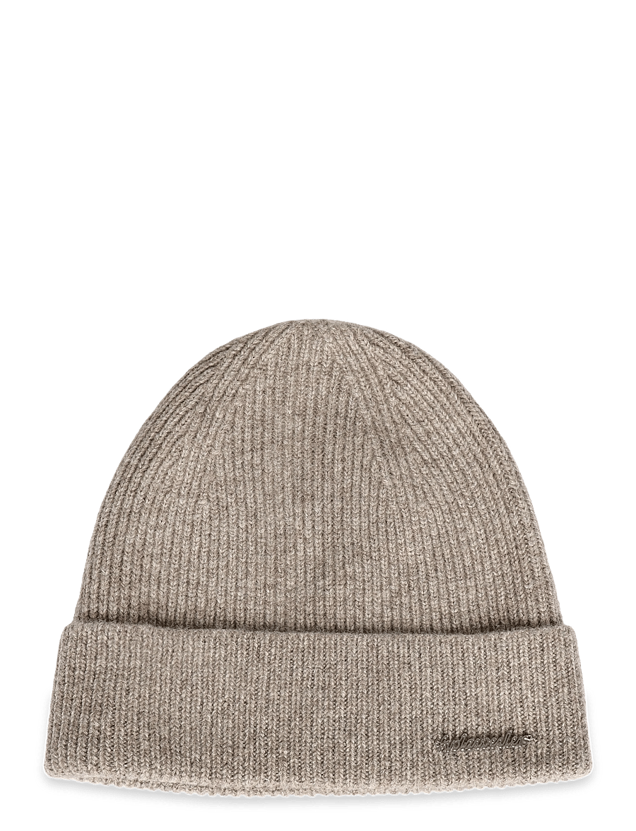HOLZWEILER - Milli Wool Beanie - kootud mütsid - taupe - 0