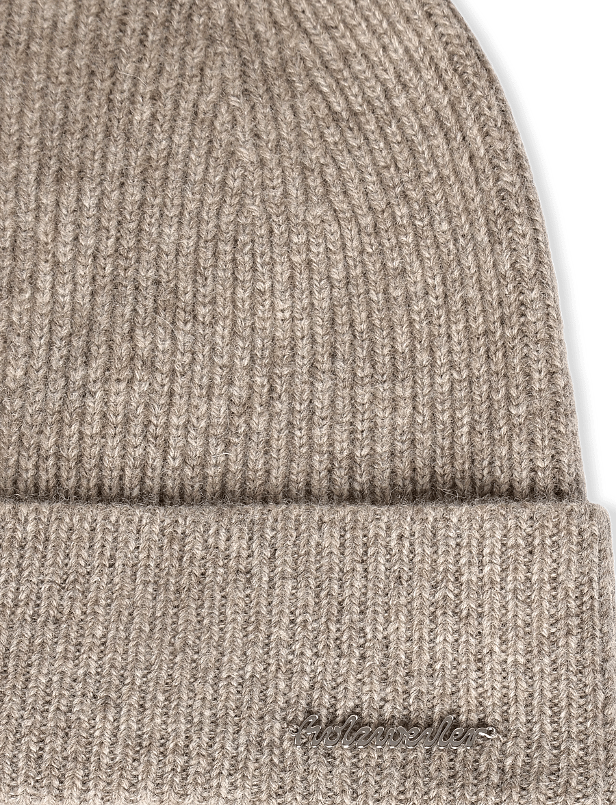 HOLZWEILER - Milli Wool Beanie - kootud mütsid - taupe - 2