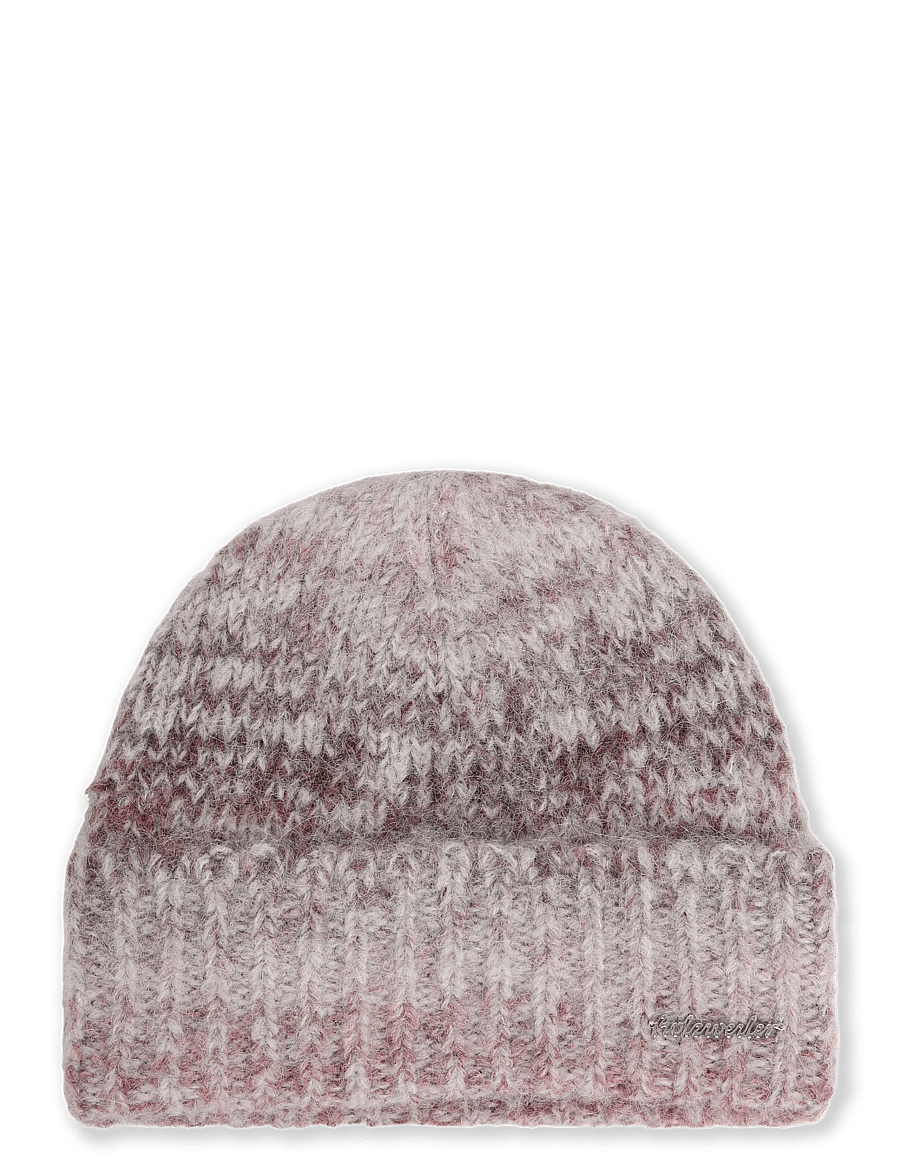 HOLZWEILER - Tine Gradient Beanie - kootud mütsid - burgundy mix - 0