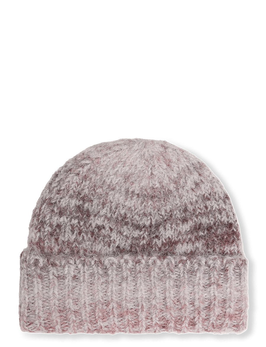 HOLZWEILER - Tine Gradient Beanie - kootud mütsid - burgundy mix - 1