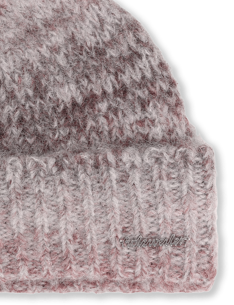 HOLZWEILER - Tine Gradient Beanie - kootud mütsid - burgundy mix - 2