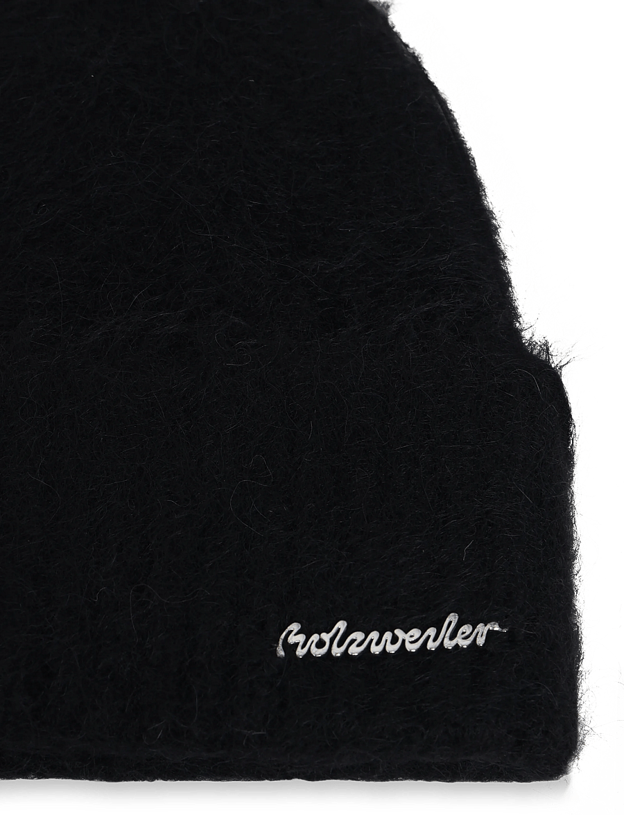 HOLZWEILER - Mona Alpaca Beanie - kootud mütsid - black - 2