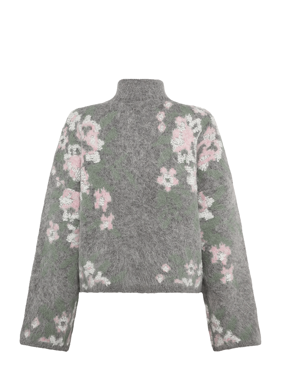 HOLZWEILER - Tine Floral Cardigan - kardiganid - grey mix - 1