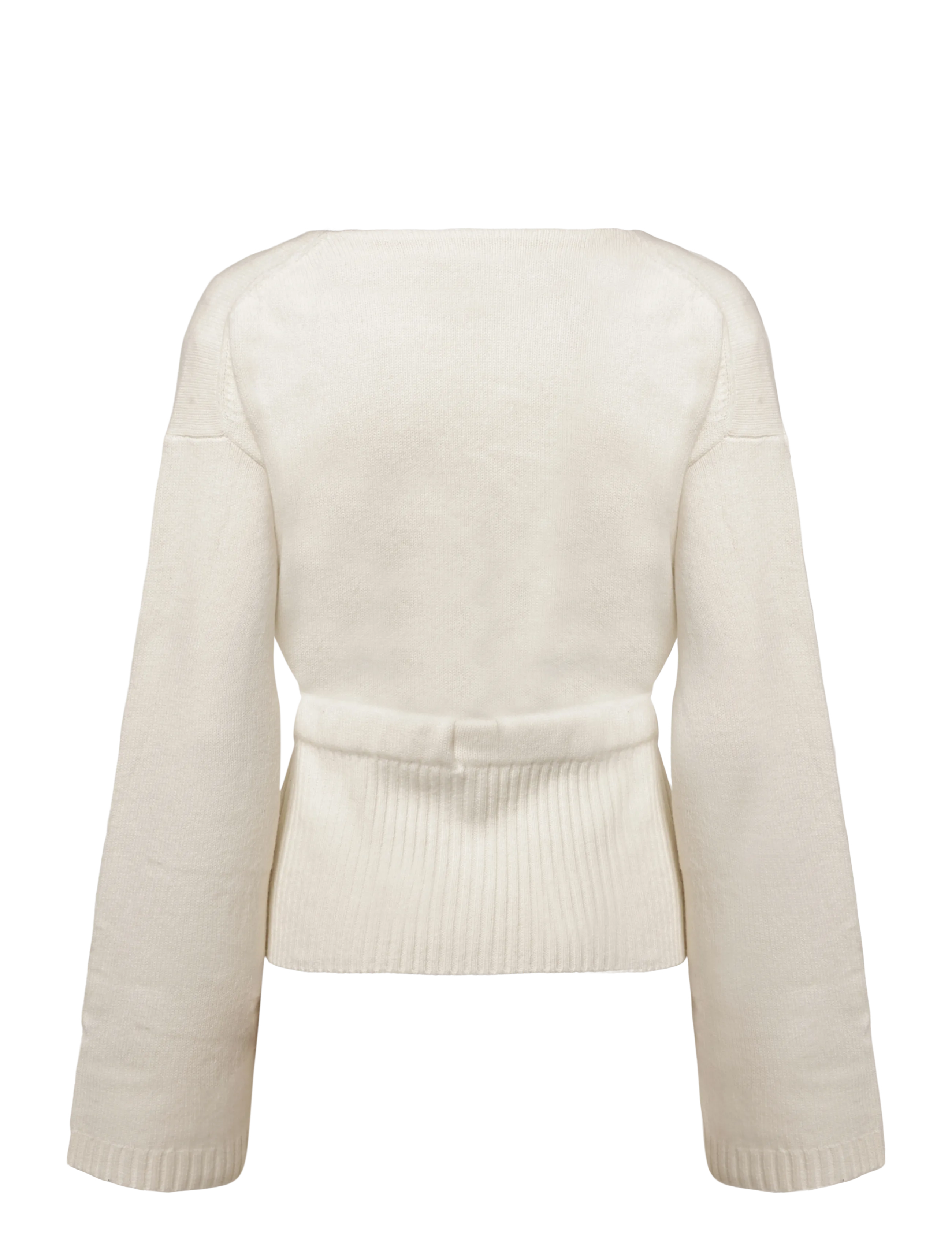 HOLZWEILER - Mila Wrap Cardigan - ecru - 1