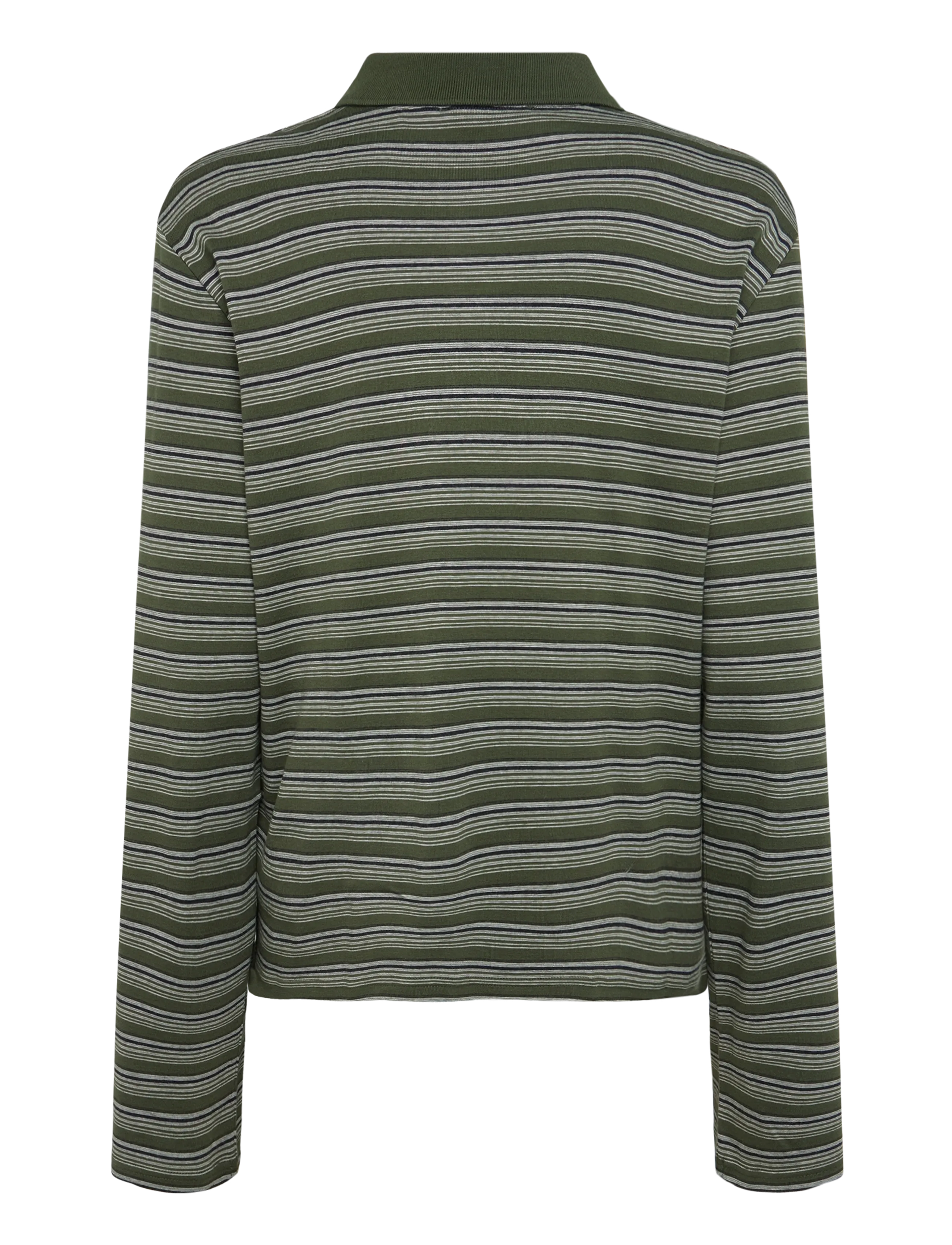HOLZWEILER - Sunny Polo - green stripe - 1