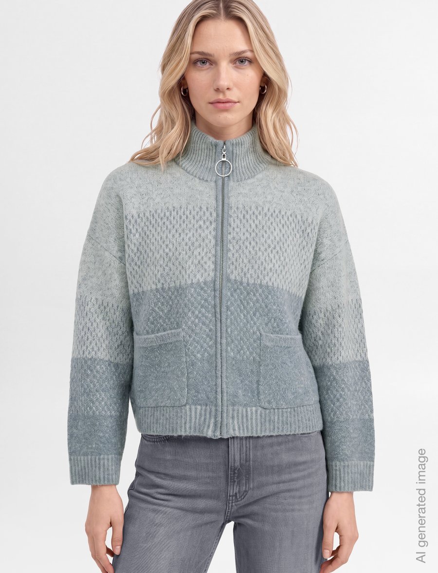 HOLZWEILER - Tine Cardigan - strickjacken - lt. blue mix - 3