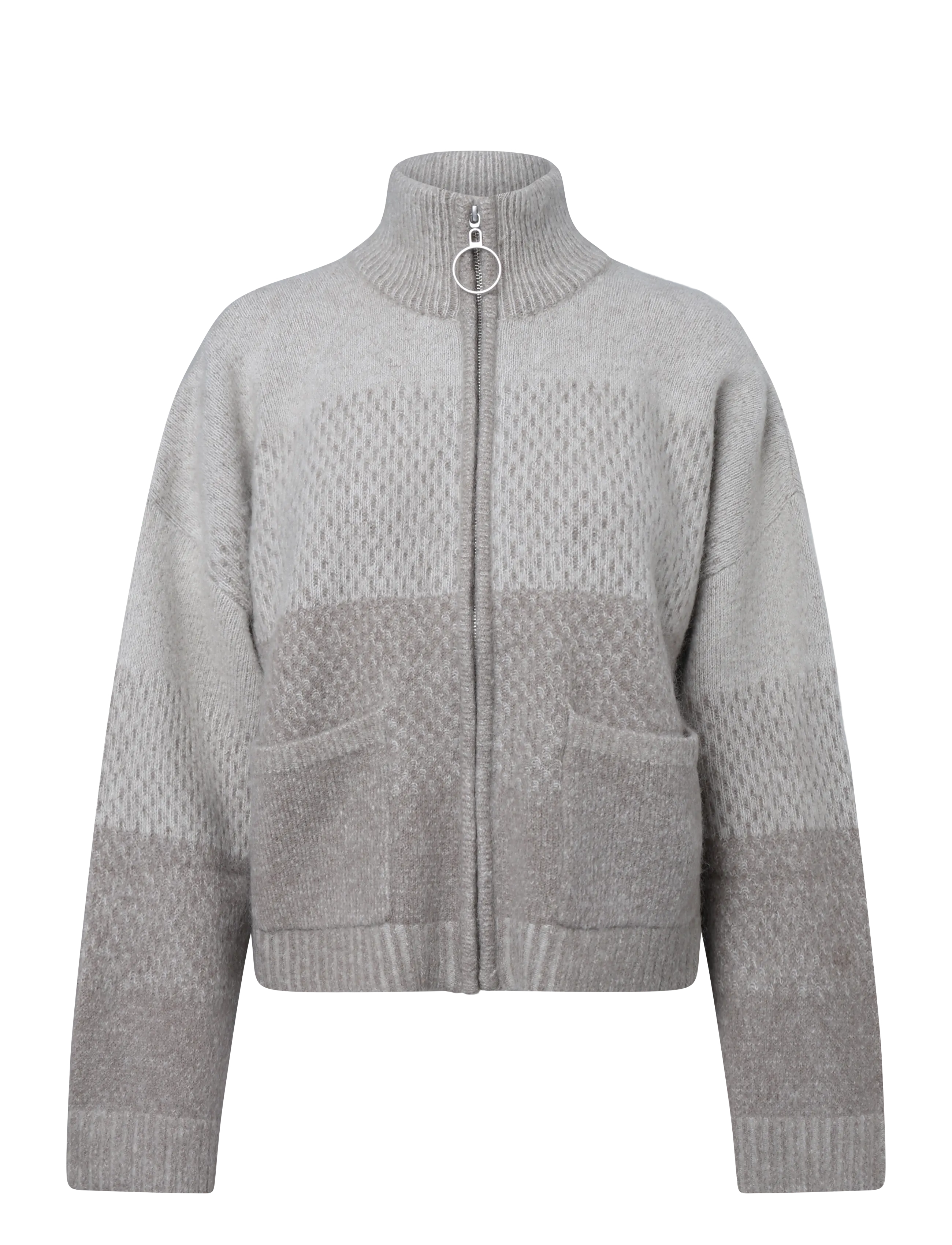 HOLZWEILER Tine Cardigan - Tøj - TAUPE MIX / beige