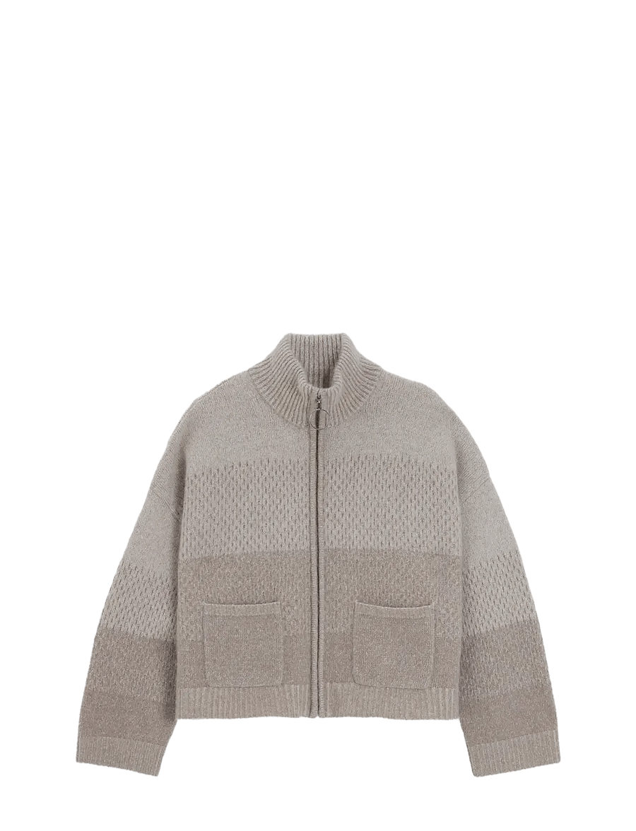 HOLZWEILER - Tine Cardigan - kardiganid - taupe mix - 0