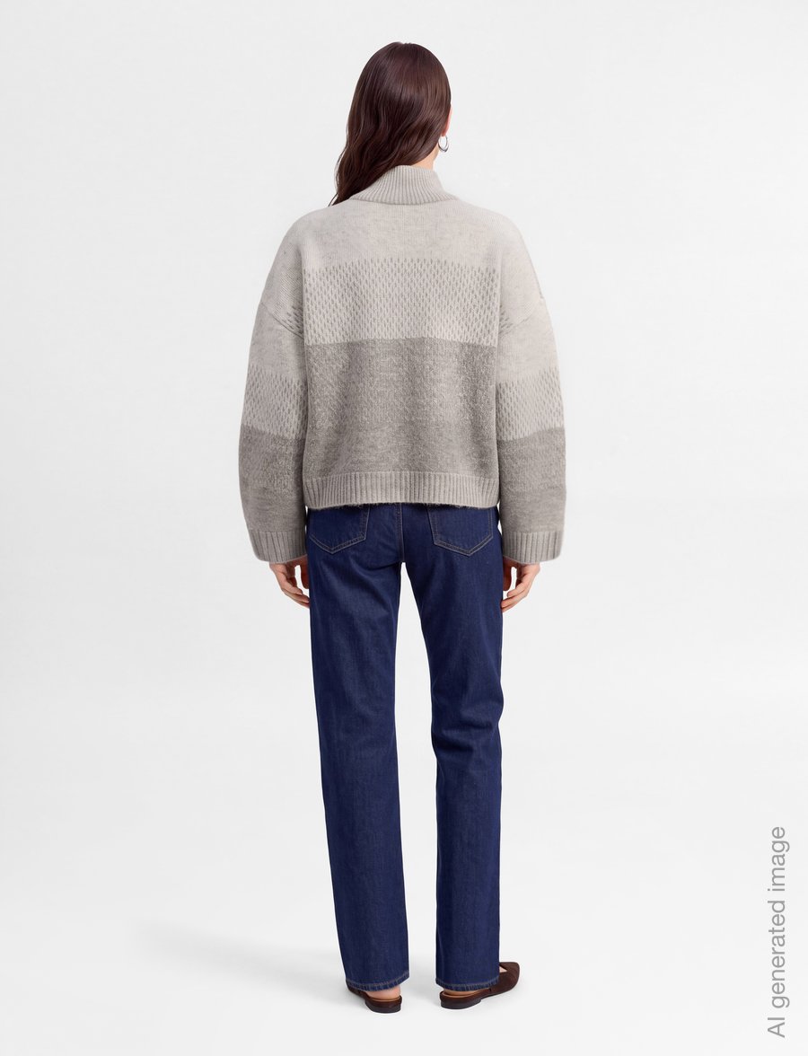 HOLZWEILER - Tine Cardigan - cardigans - taupe mix - 4