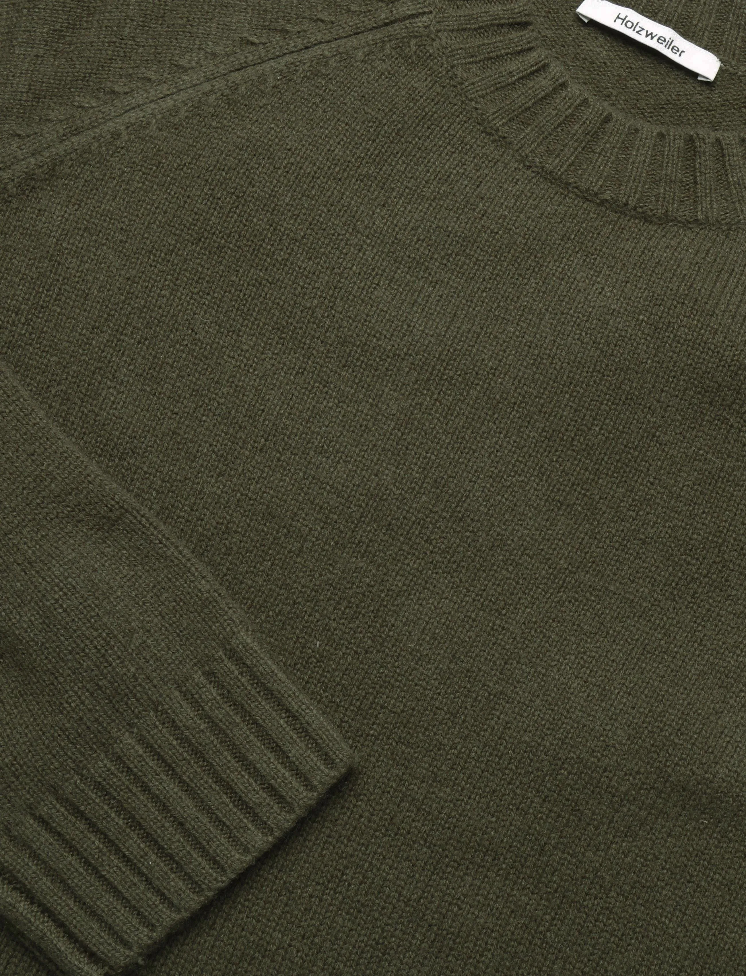 HOLZWEILER - Andreas Crewneck Sweater - round necks - dk. green - 2