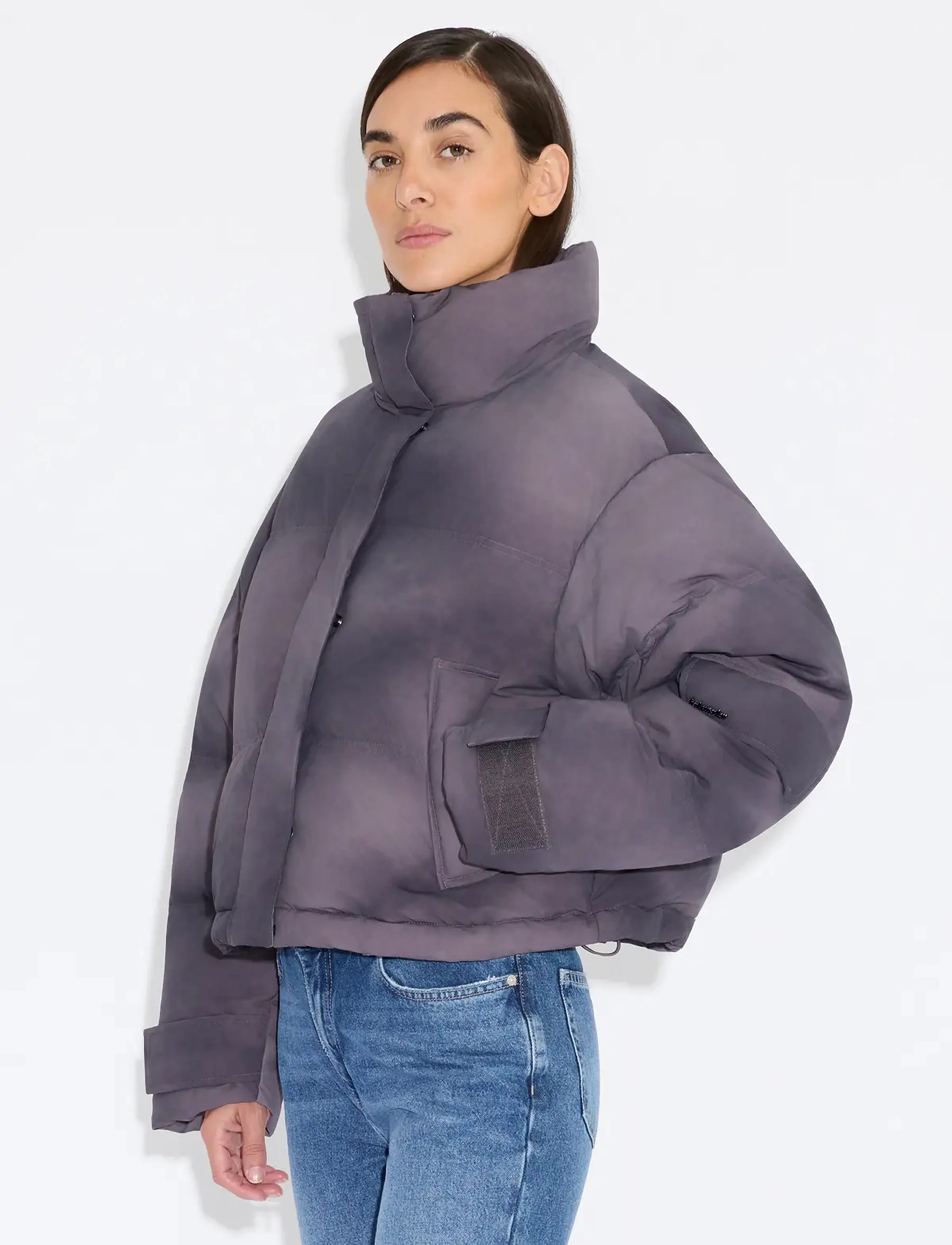 HOLZWEILER - Steilia Print Down Jacket - vinterjakker - purple mix - 2