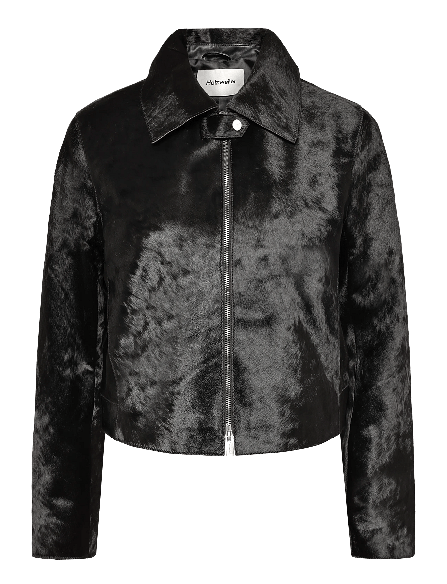 HOLZWEILER - Alicia Leather Jacket - lederjacken - black - 0