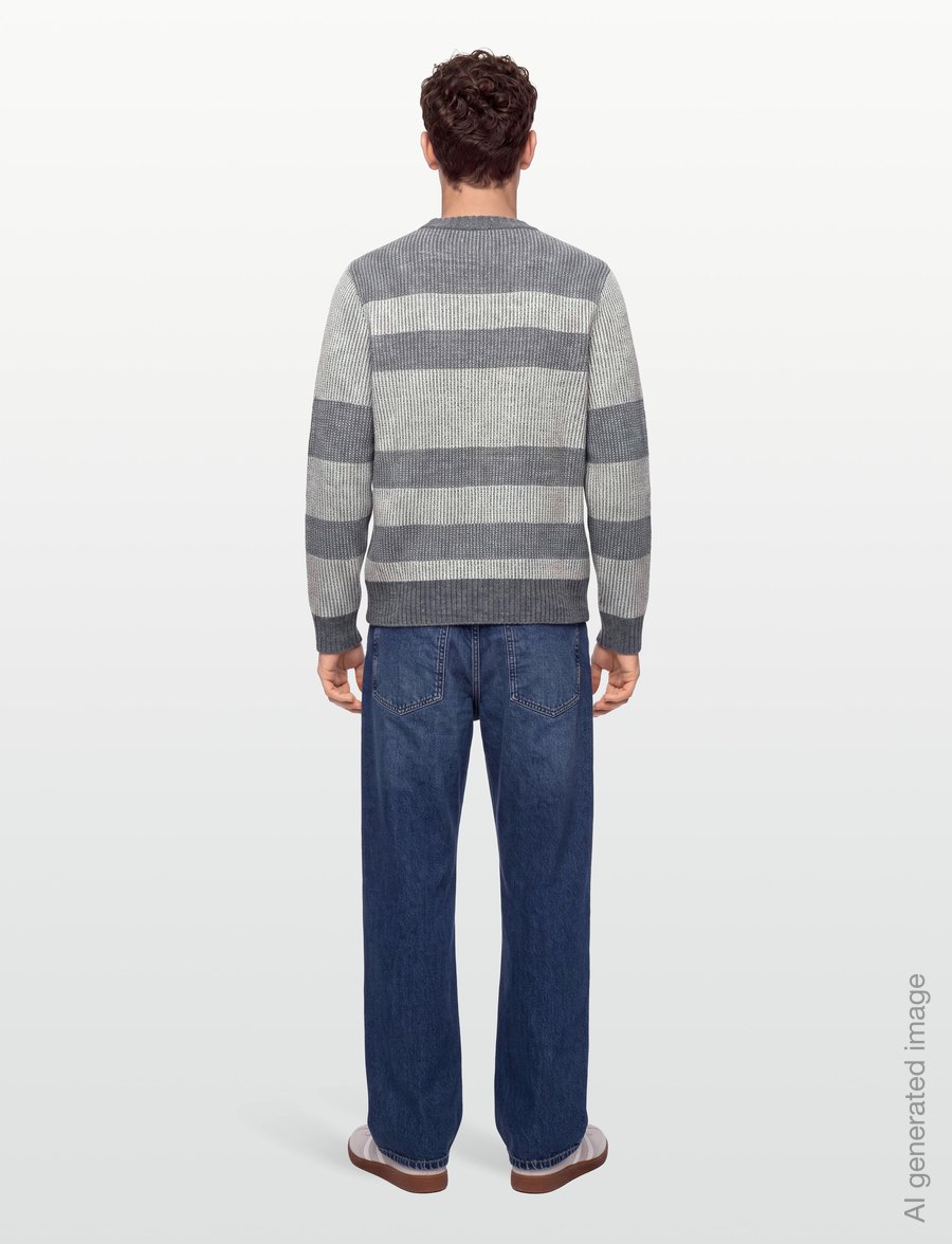HOLZWEILER - Lev Logo Crewneck Sweater - rundhals - grey mix - 4