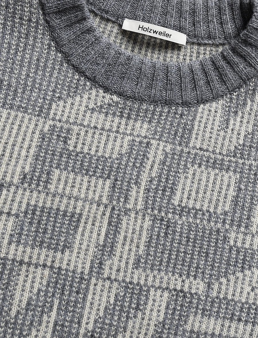 HOLZWEILER - Lev Logo Crewneck Sweater - rundhals - grey mix - 2