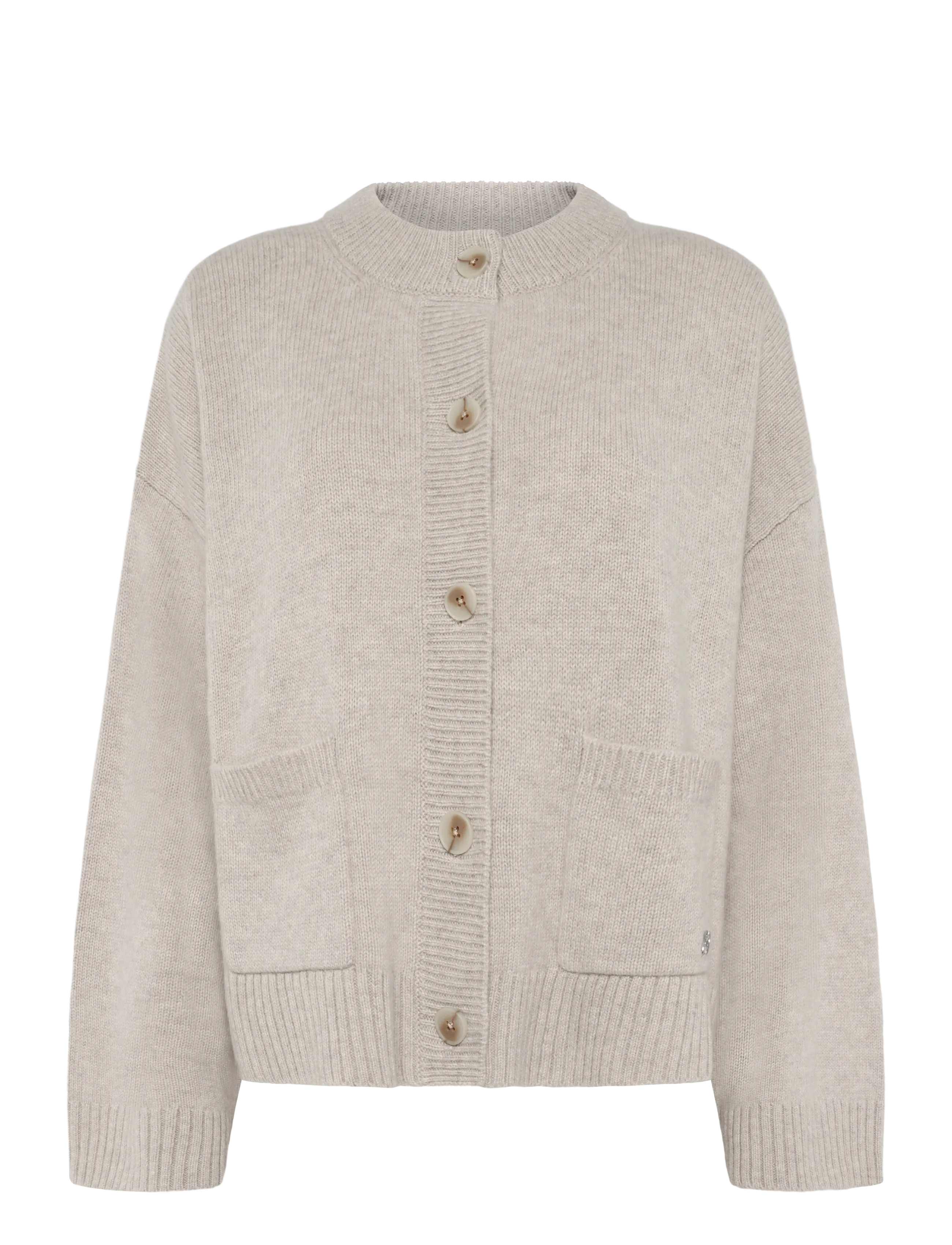HOLZWEILER Julia Wide Cardigan - Riided - ECRU MIX / cream
