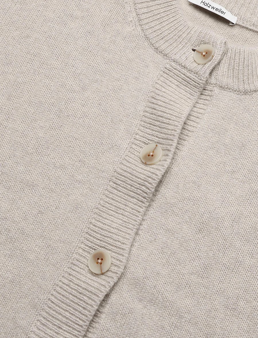 HOLZWEILER - Julia Wide Cardigan - villased jakid - ecru mix - 2