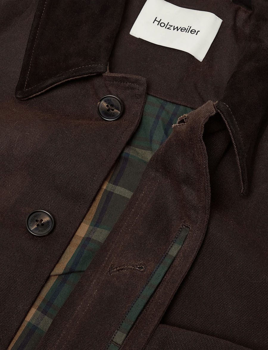 HOLZWEILER - Danni Jacket - efterårsjakker - dk. brown - 4