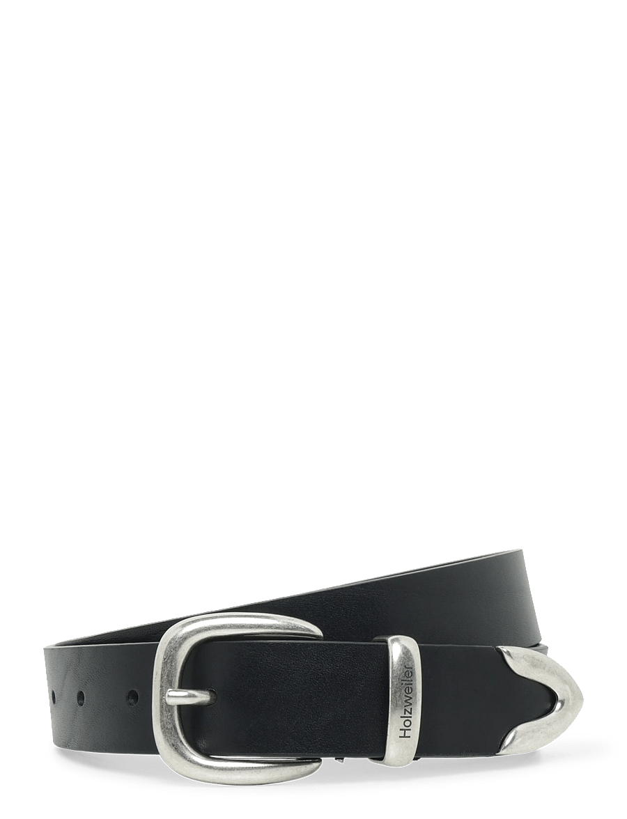 HOLZWEILER - Sanne Leather Belt - ledergürtel - black - 0