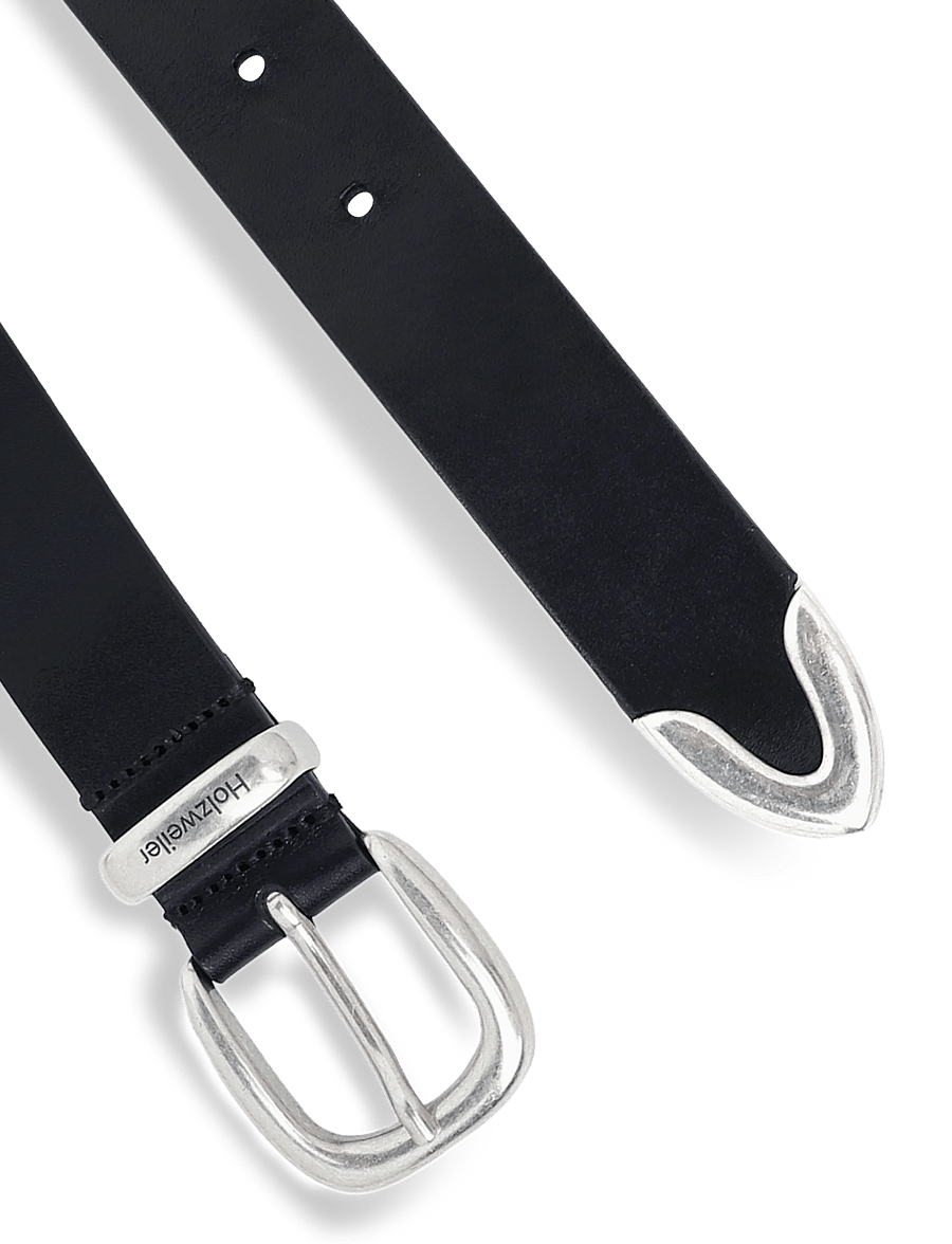 HOLZWEILER - Sanne Leather Belt - ledergürtel - black - 1