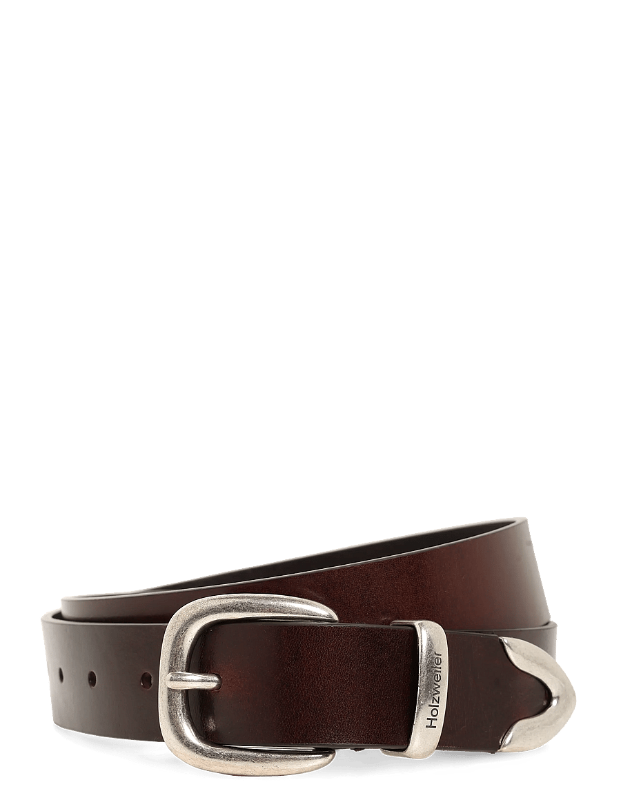HOLZWEILER - Sanne Leather Belt - ledergürtel - dk brown - 0