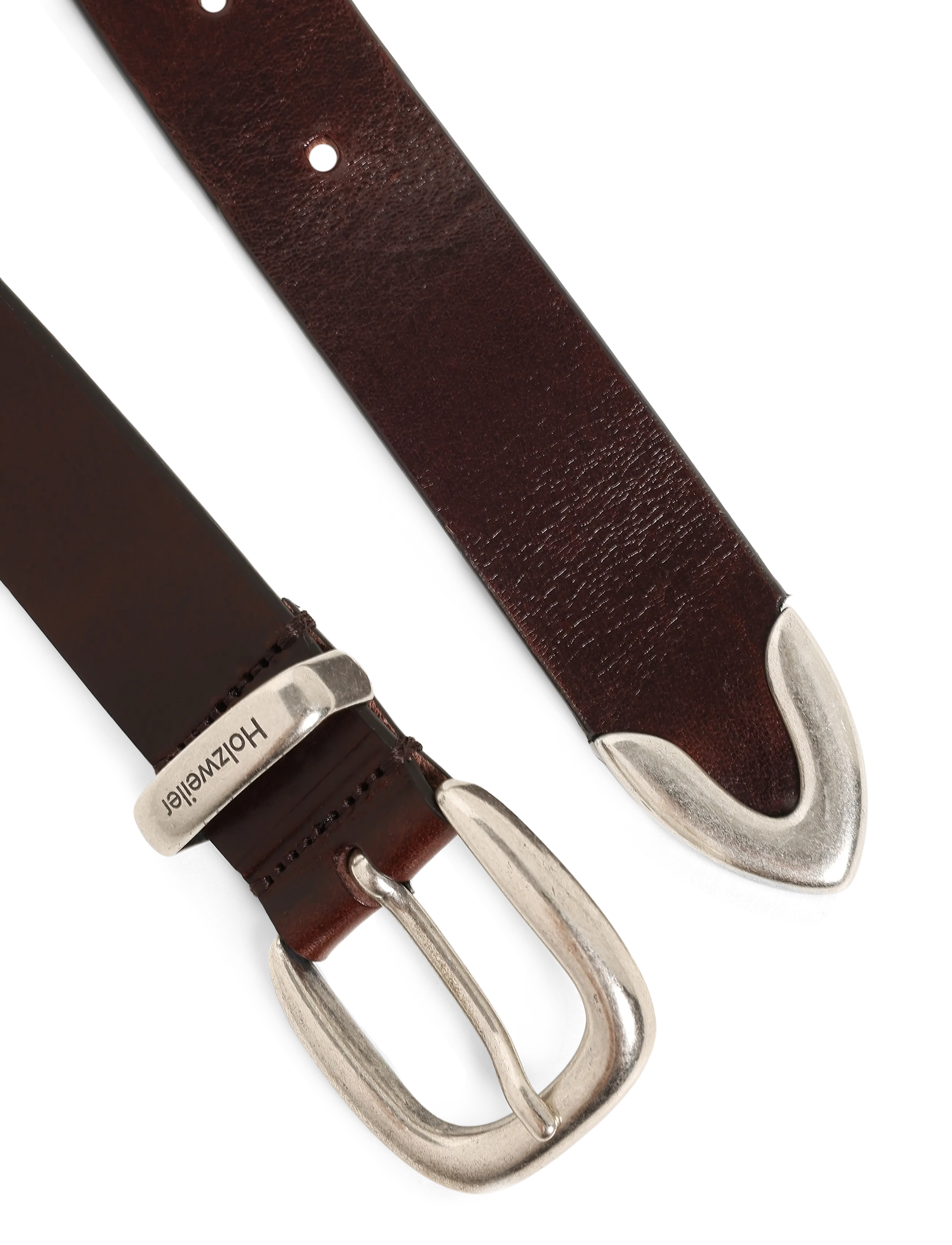 HOLZWEILER - Sanne Leather Belt - ledergürtel - dk brown - 1