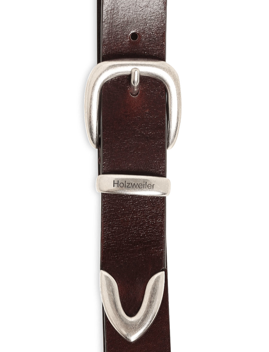 HOLZWEILER - Sanne Leather Belt - ledergürtel - dk brown - 2