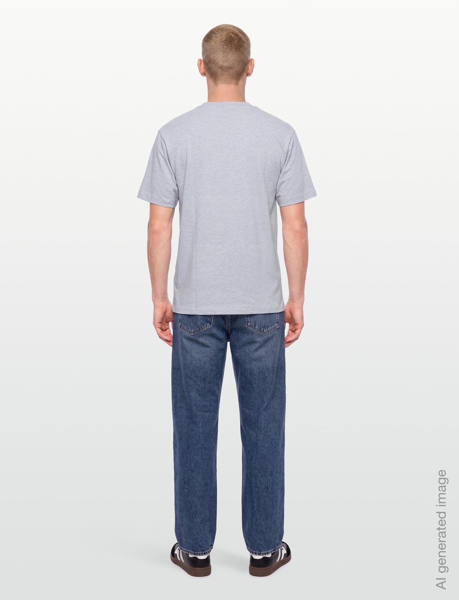 HOLZWEILER - Ranger College Tee - short-sleeved t-shirts - lt. grey mix - 4