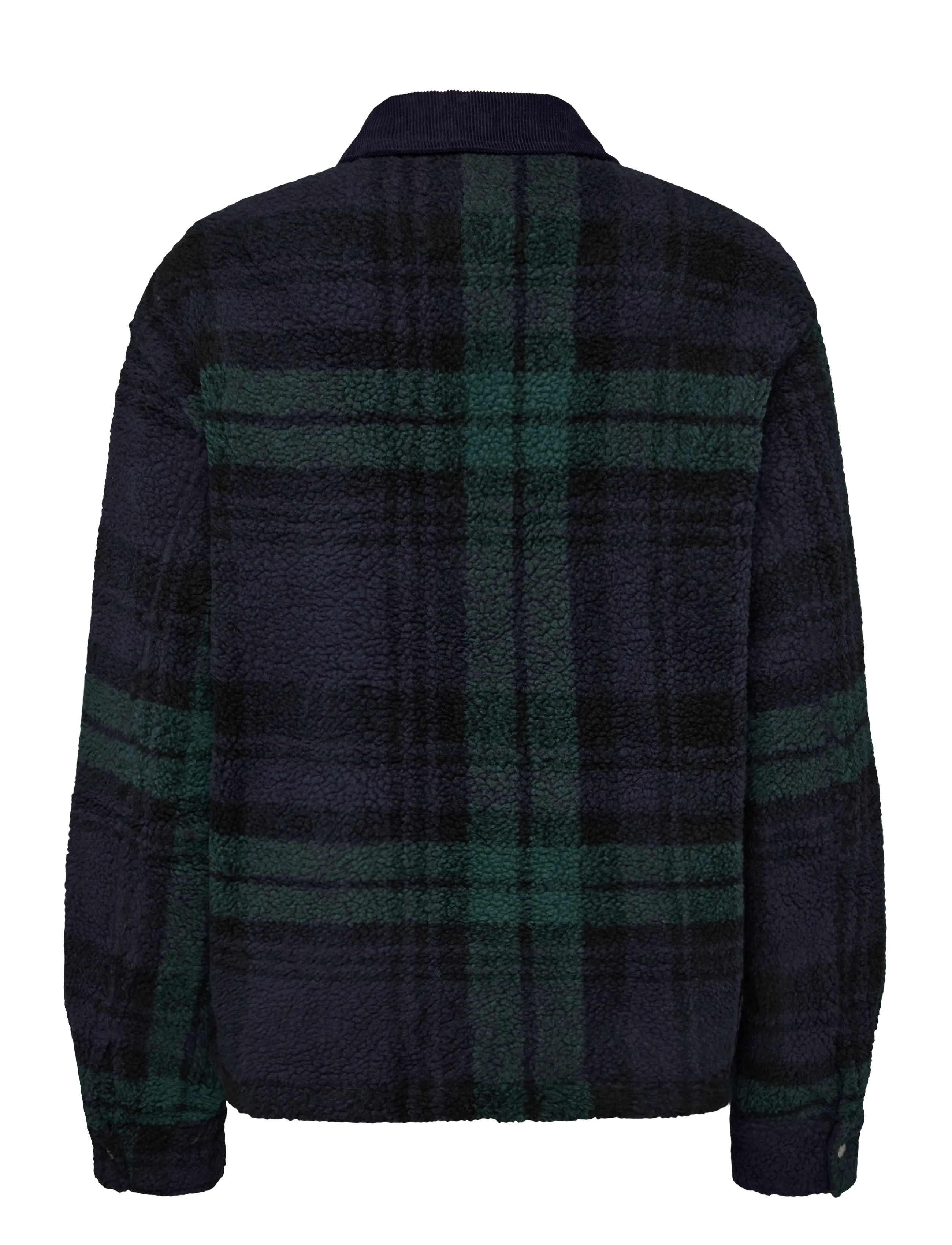 HOLZWEILER - Elix Fleece Overshirt - Überhemden - navy check - 1