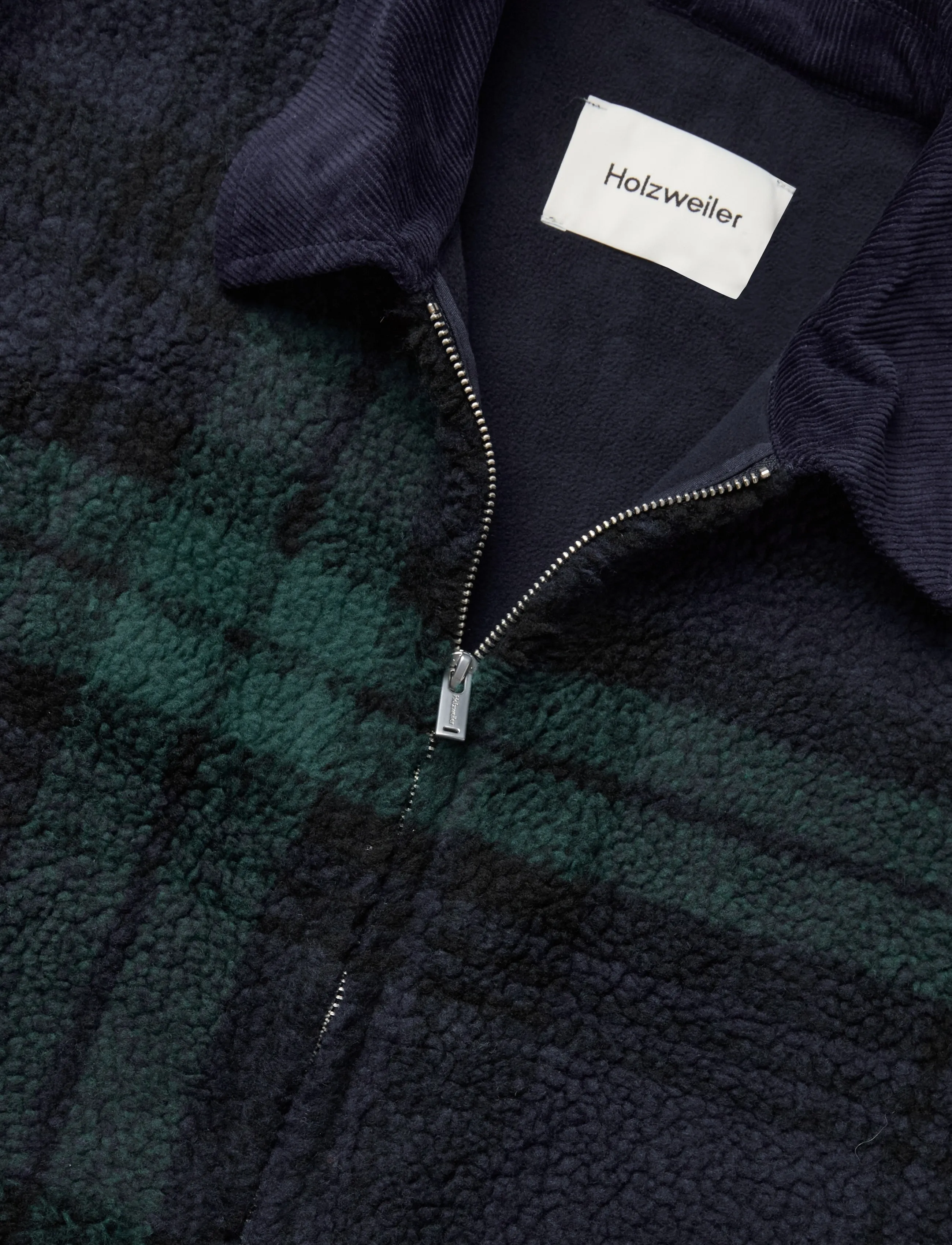 HOLZWEILER - Elix Fleece Overshirt - Überhemden - navy check - 2