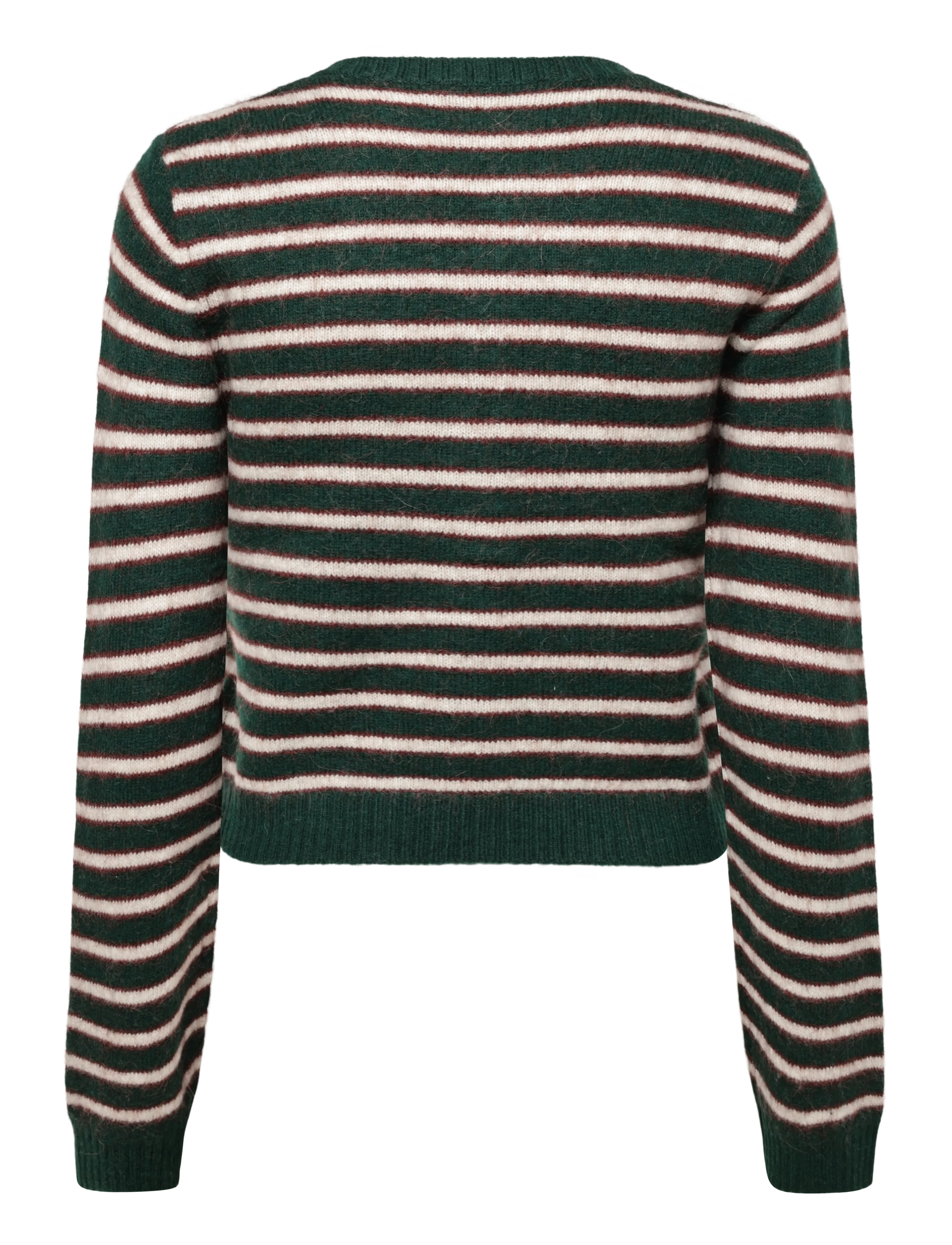 HOLZWEILER - Mia Stripe Cardigan - green stripe - 1