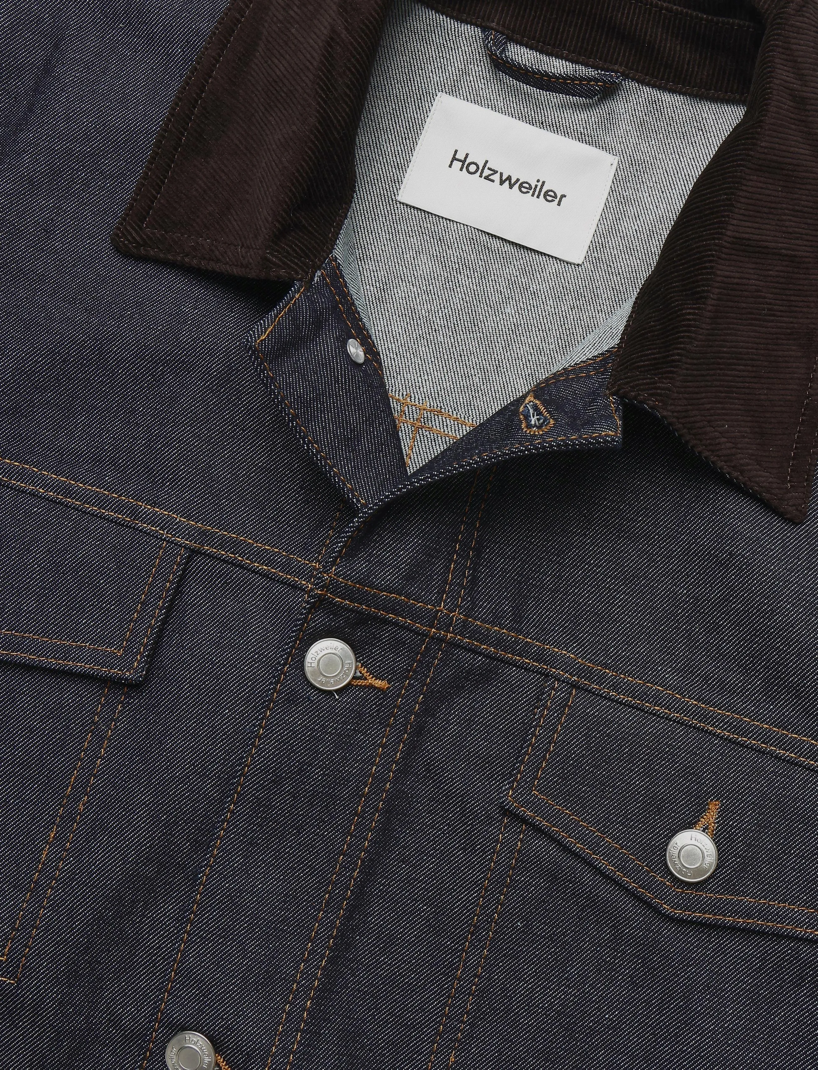 HOLZWEILER - Danni Denim Jacket - unlined denim jackets - dk. blue - 2